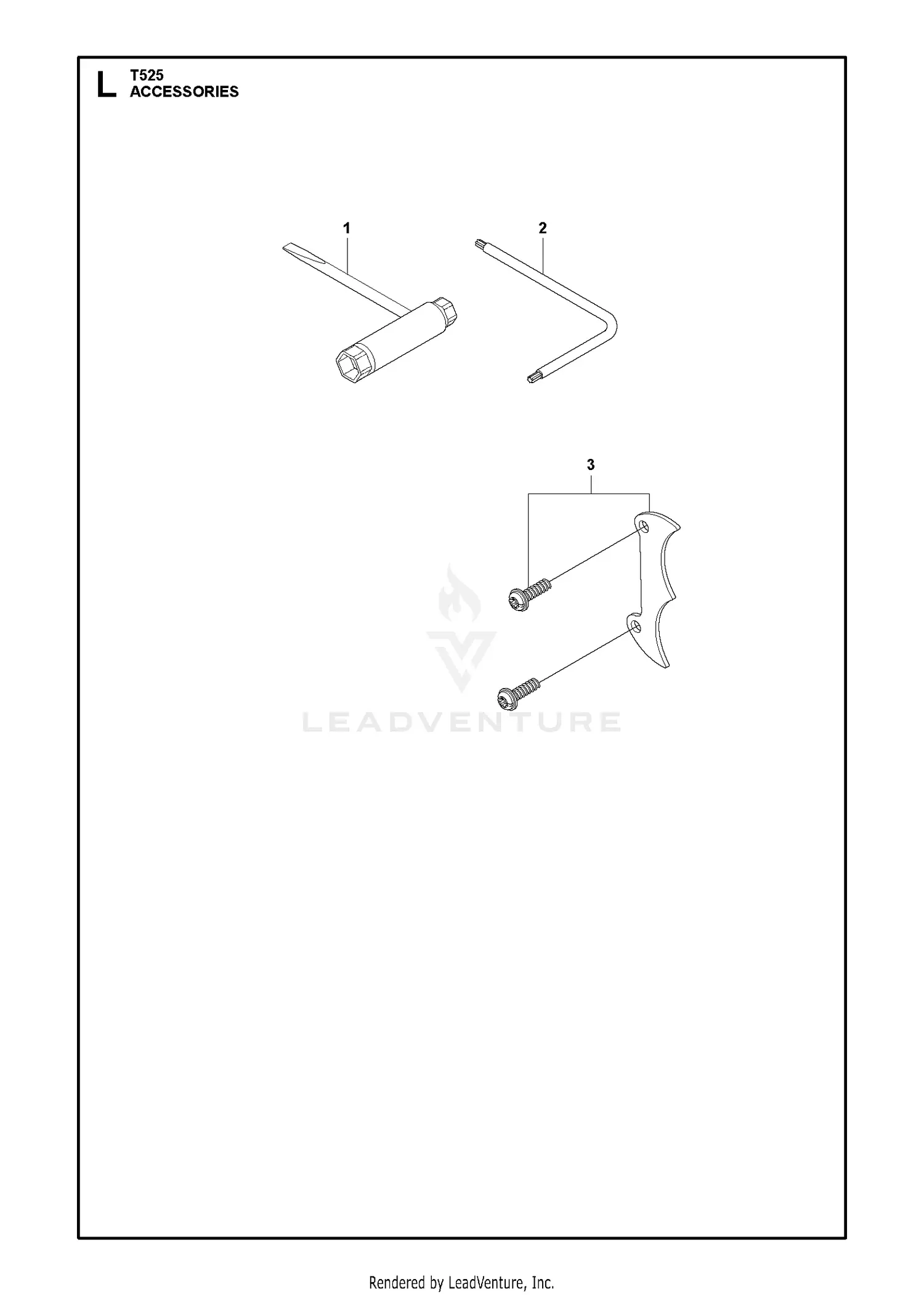 Husqvarna T525 Parts Diagrams