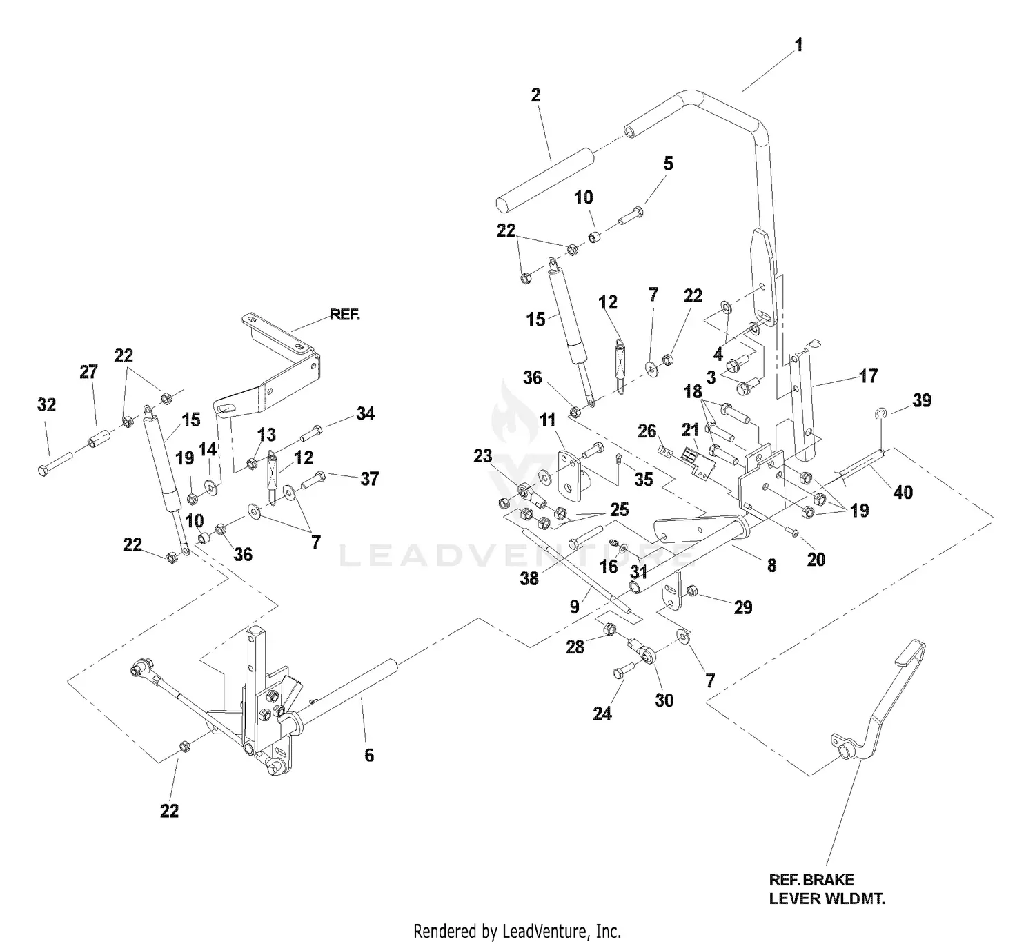 Husqvarna iZ 5223 KAA (968999207) S/N 033600000 & Up (2004-09