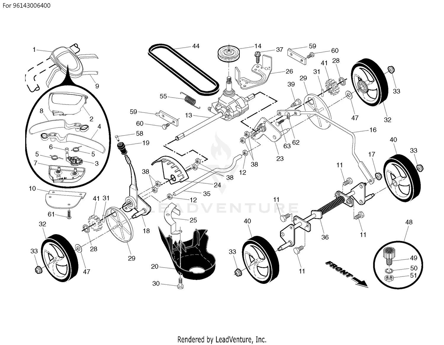 Rls Part Husqvarna 7022 RLS Parts Diagrams