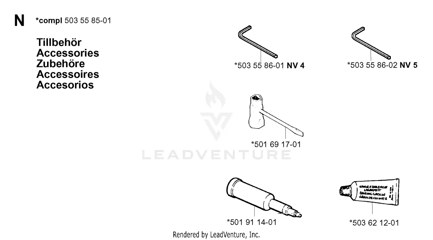 Husqvarna 254 (20013500001-Current) Parts Diagrams