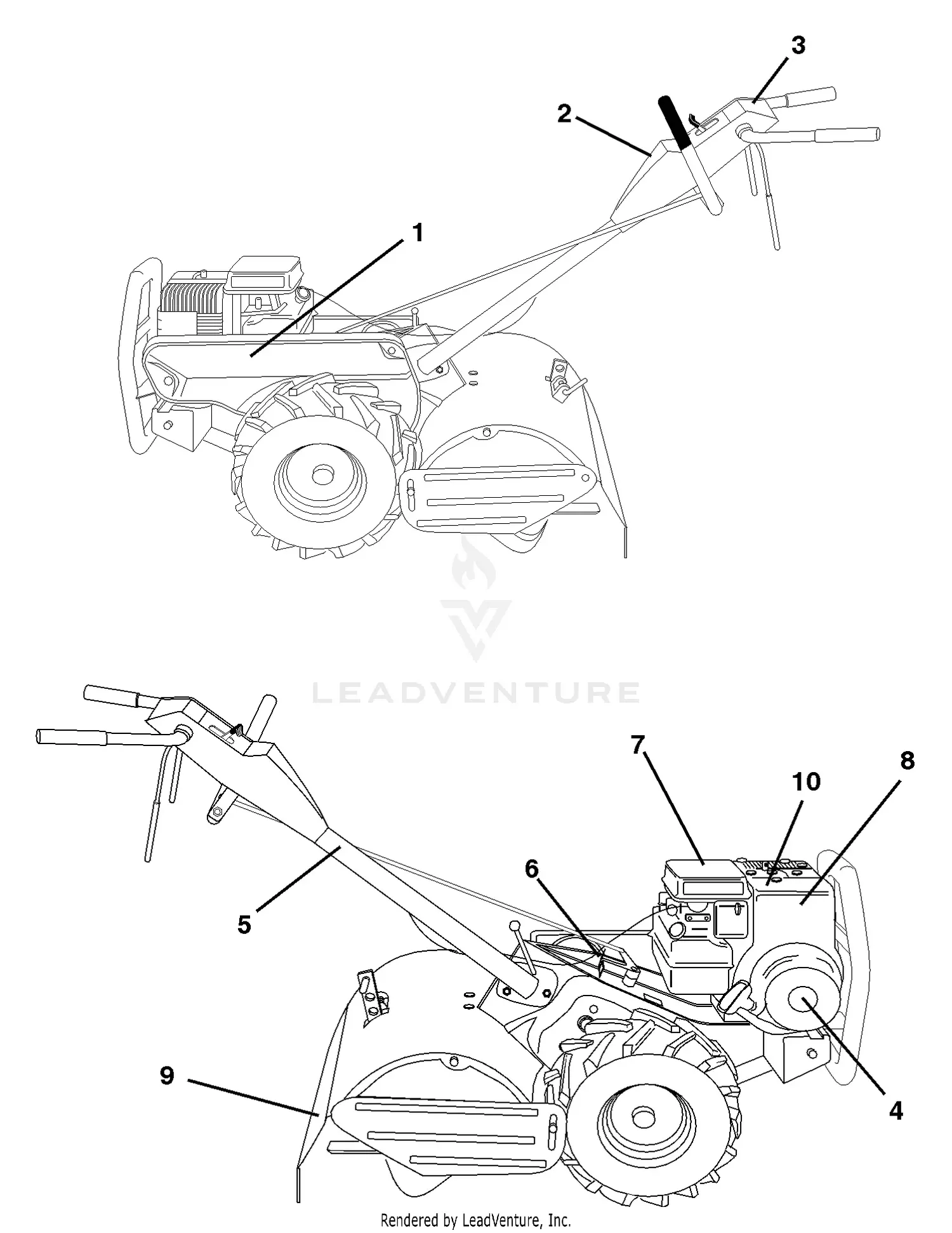 Husqvarna CRT 52 (954140020B) (1997-12) Parts Diagrams