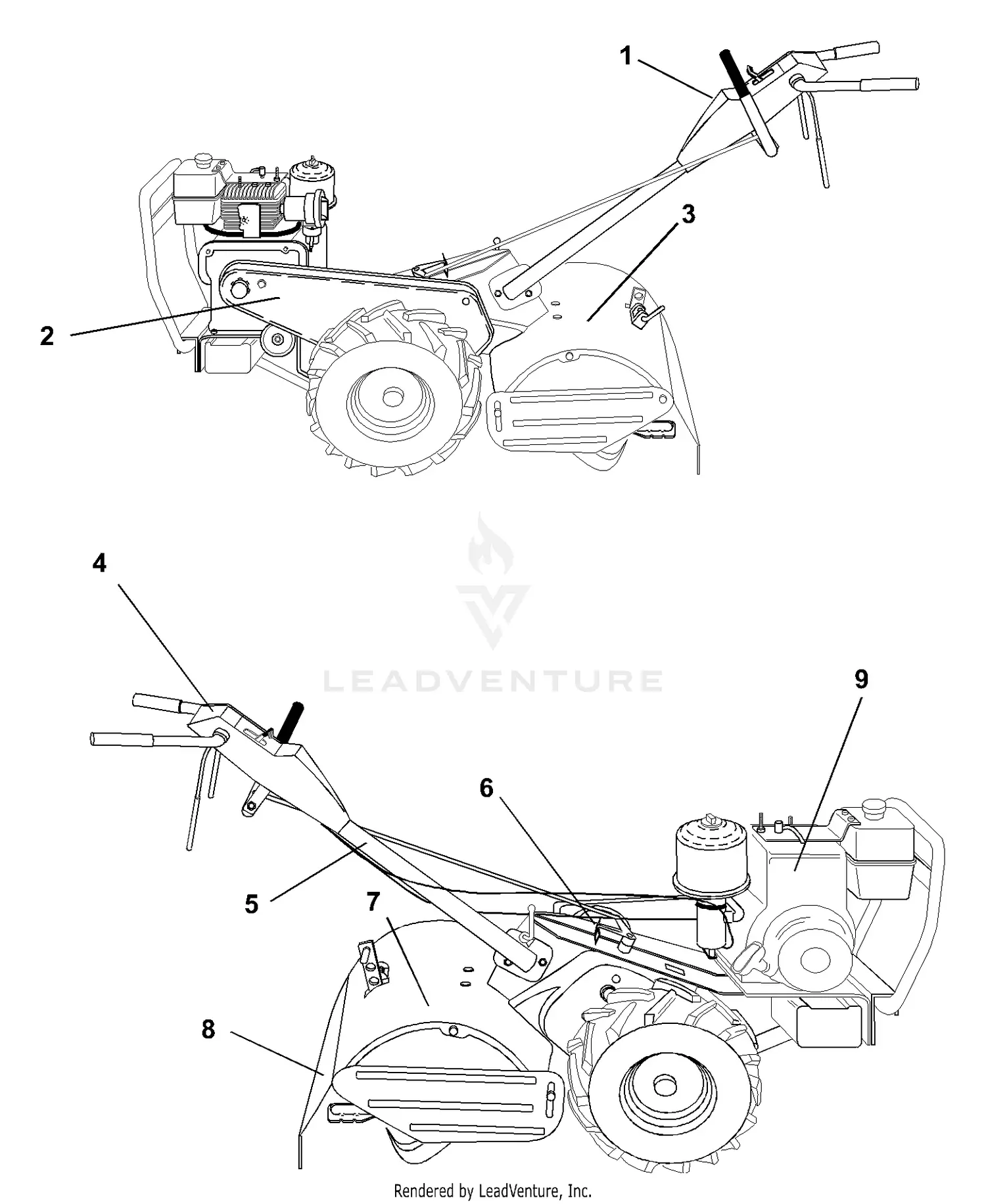 Husqvarna CRT 81 (954001152A) (1994-07) Parts Diagrams