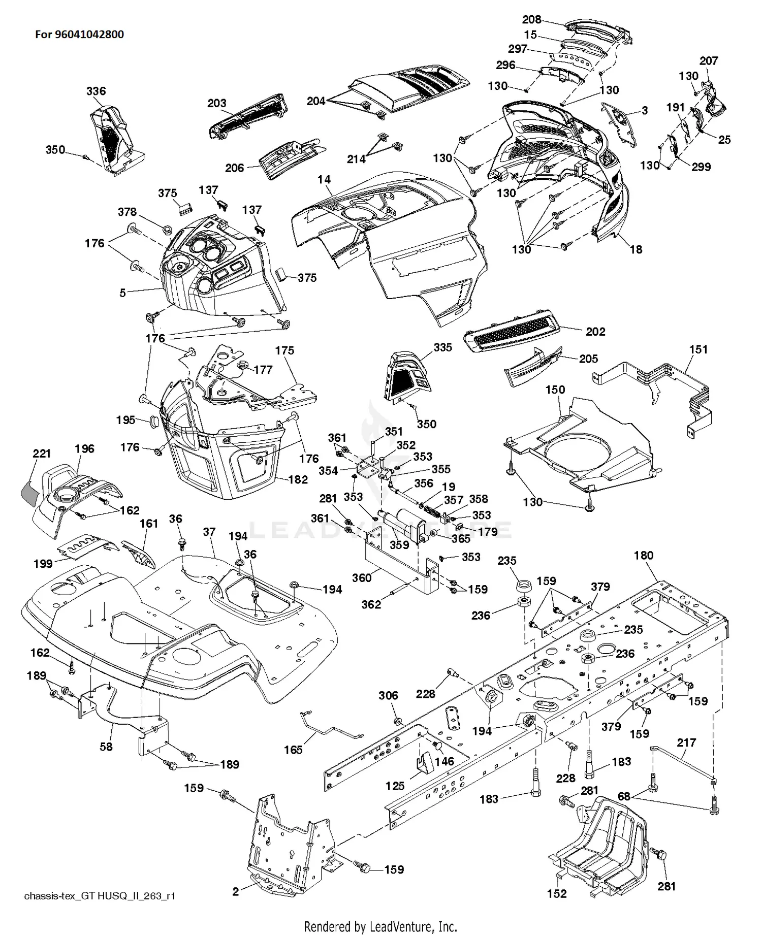 Husqvarna TS 354 - 96041042800 (2018-12) Parts Diagrams