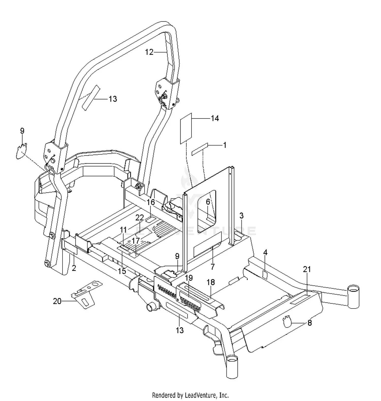 Husqvarna PZ 34 BF - 966553901-04 (2014-06) Parts Diagrams