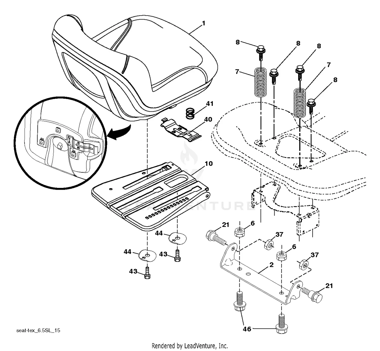 Husqvarna YTH1842 - 223810 (2017-12) Parts Diagrams