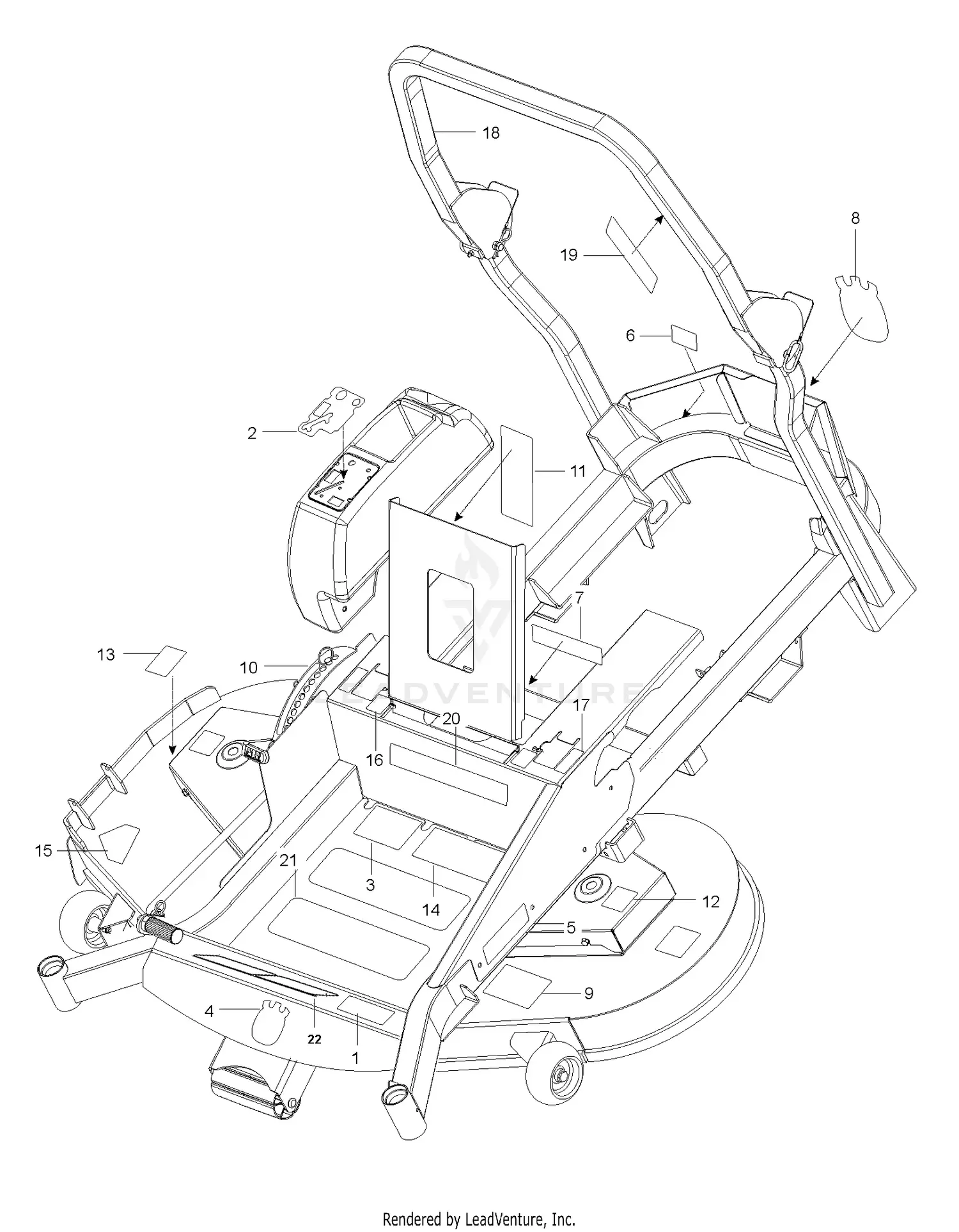 Husqvarna MZ 61 Parts Diagrams