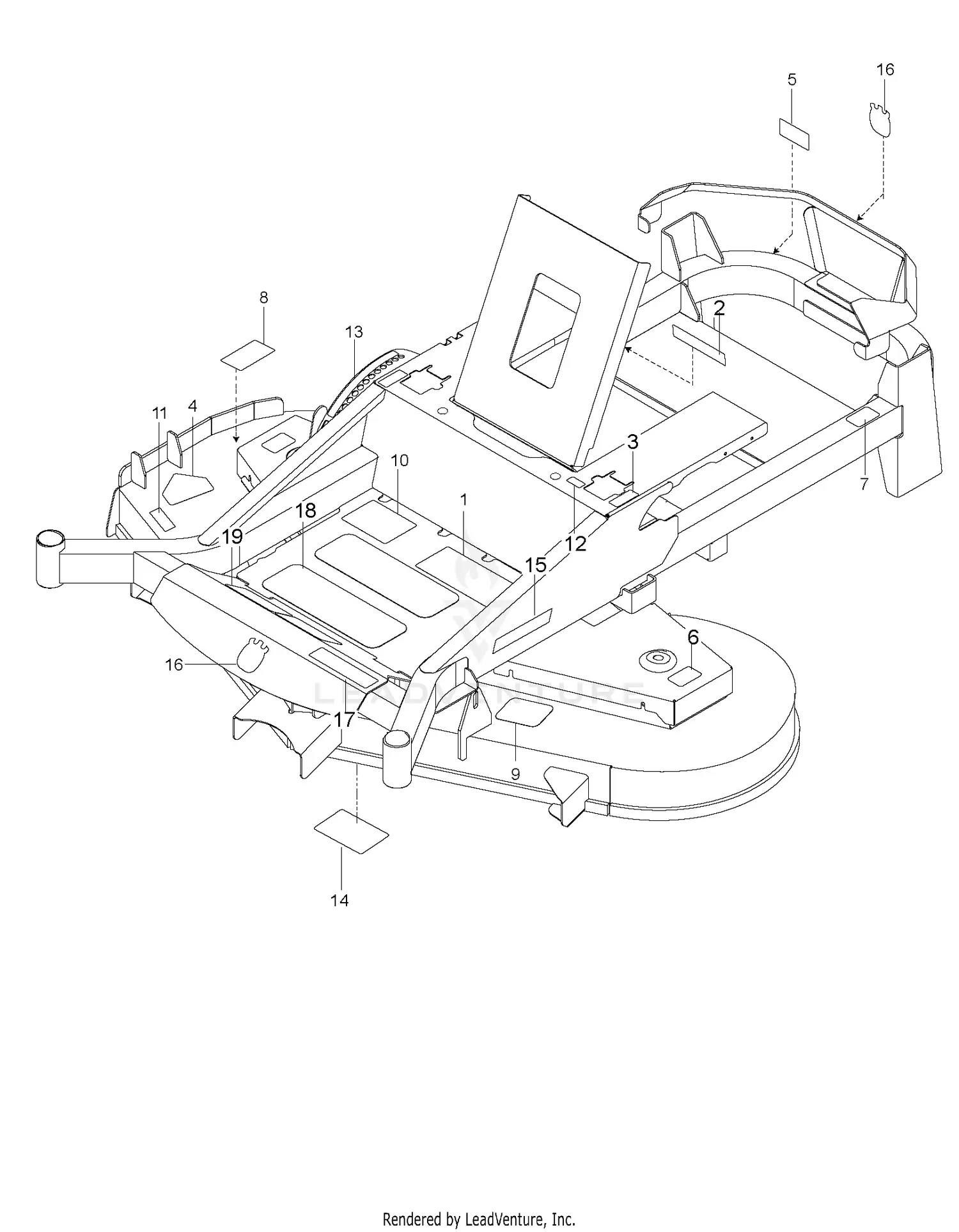 Husqvarna MZ 6128 ZT - 966613101-01 (2014-10) Parts Diagrams