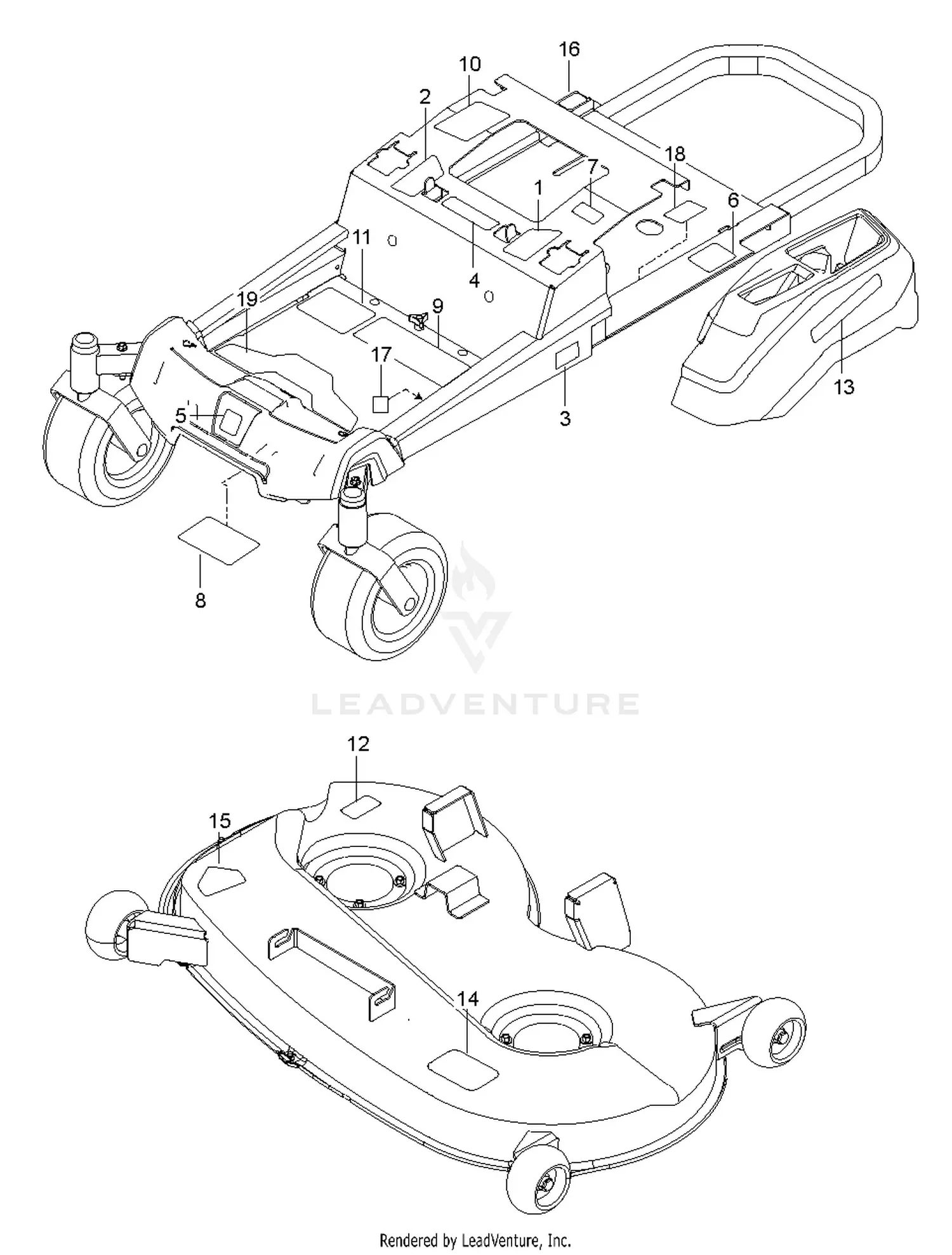 Husqvarna Z 146 - 970458601-00 (2020-05) Parts Diagrams