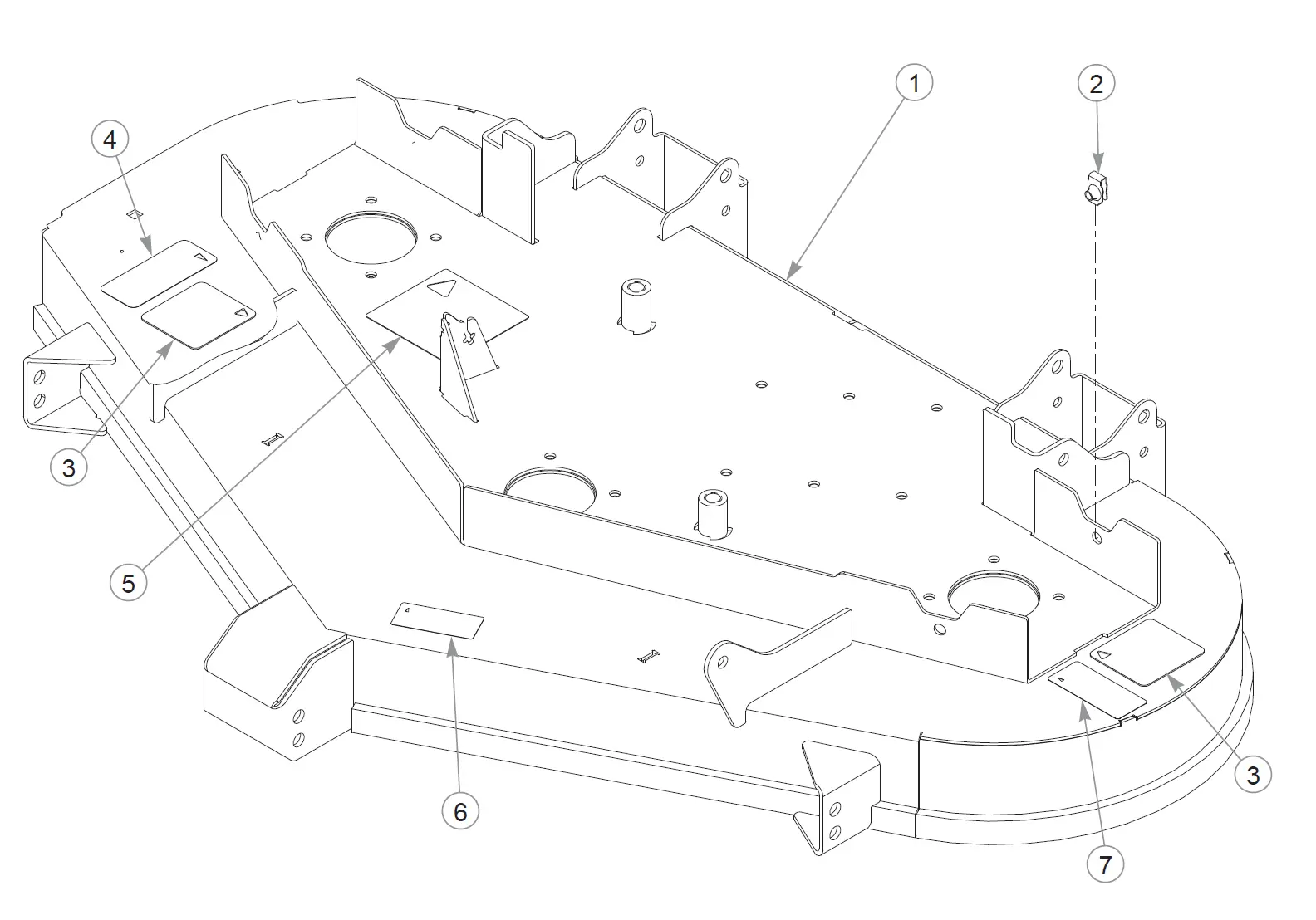 その他 Chart Gallery Standard 5 Dixon RAM 50 26HP B&S - 968999552 (2007) Parts Diagram for