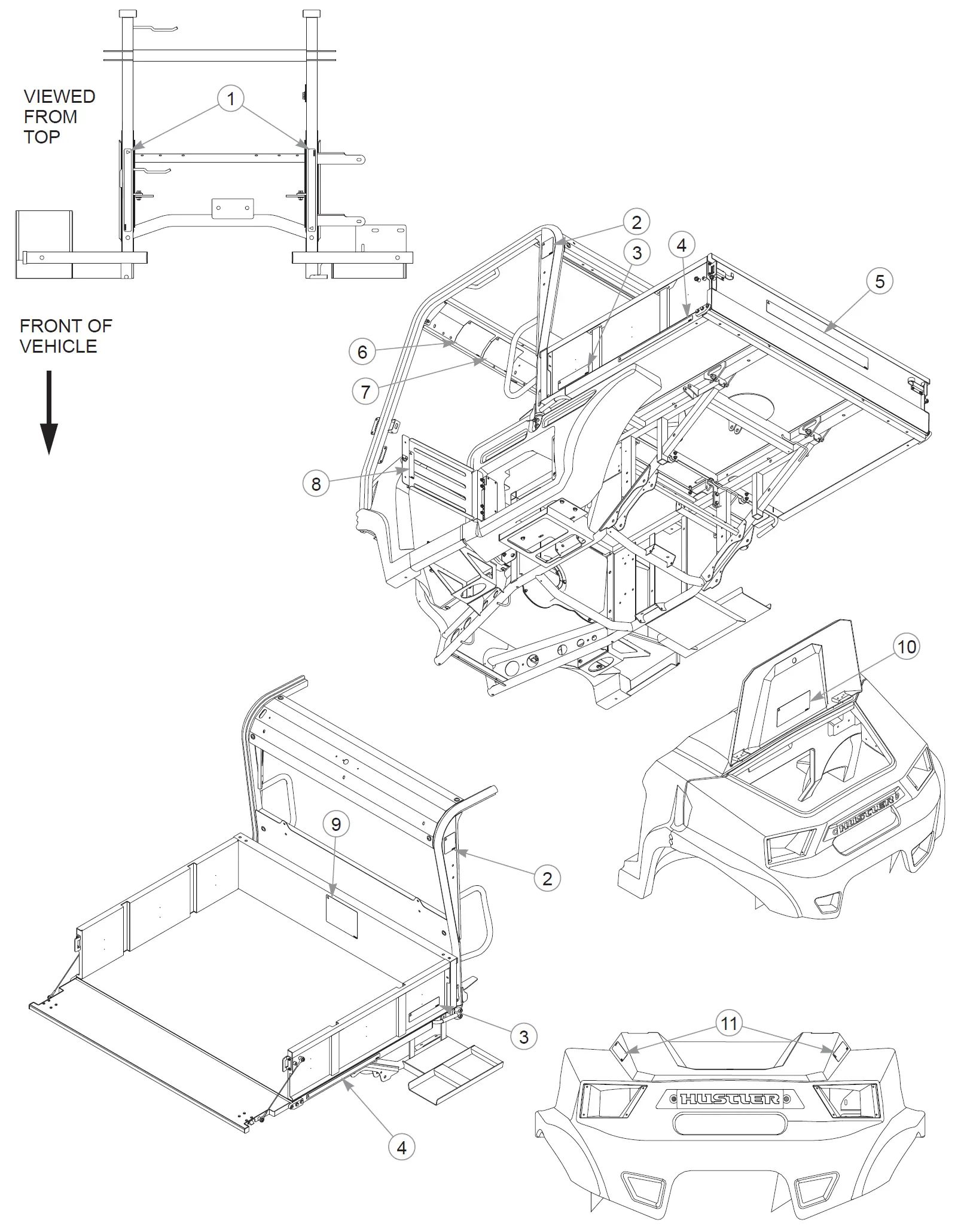 Hustler MDV KOHLER KDW1003 STANDARD BED Parts Diagrams Hustler MDV KOHLER KDW1003 STANDARD BED Parts Diagrams