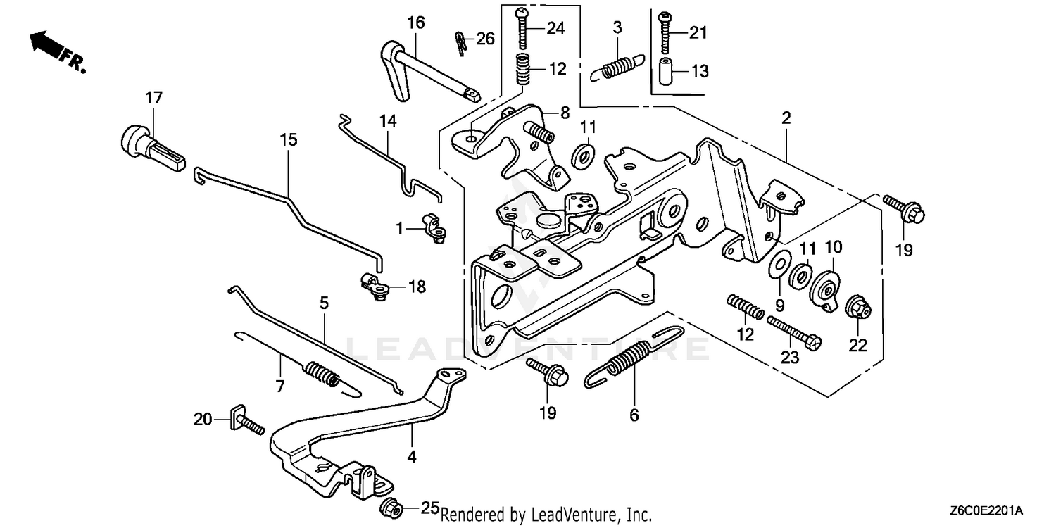 Honda GX620U1 VXZ4 ENGINE, JPN, VIN# GCARK-1000001 Parts Diagrams
