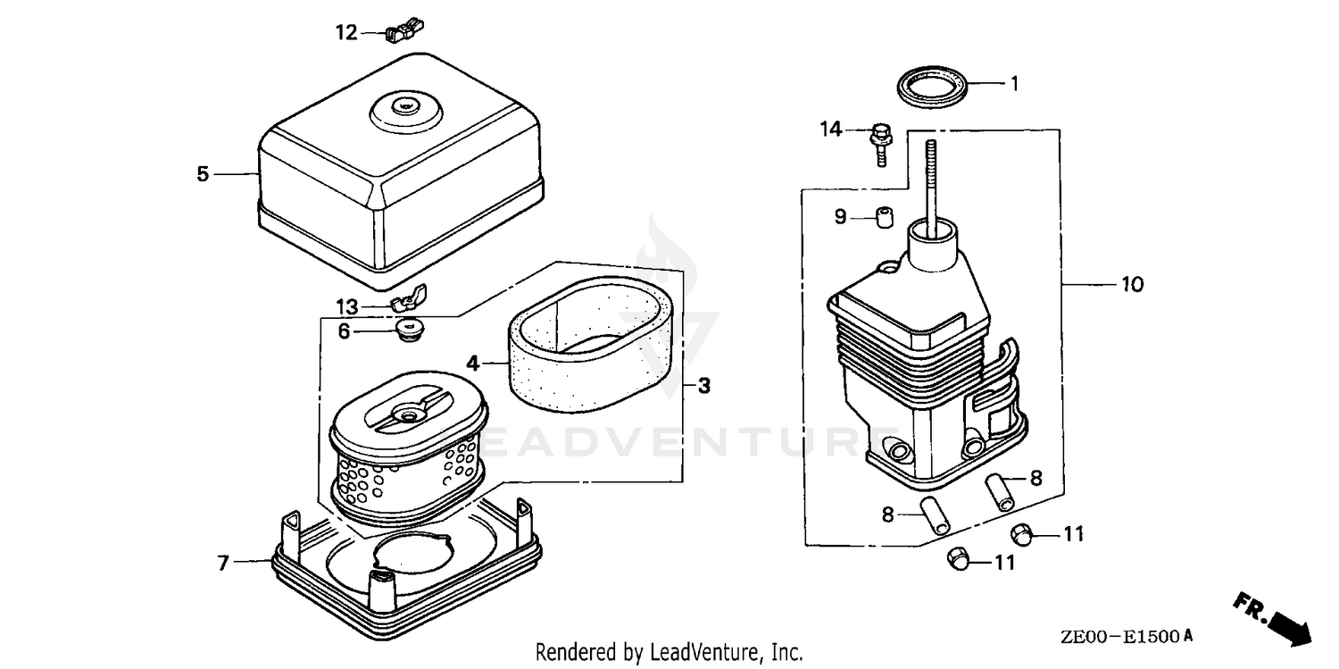 かけどん Honda GX110 HX ENGINE, JPN, VIN# GX110-1000001 TO GX110-2454428