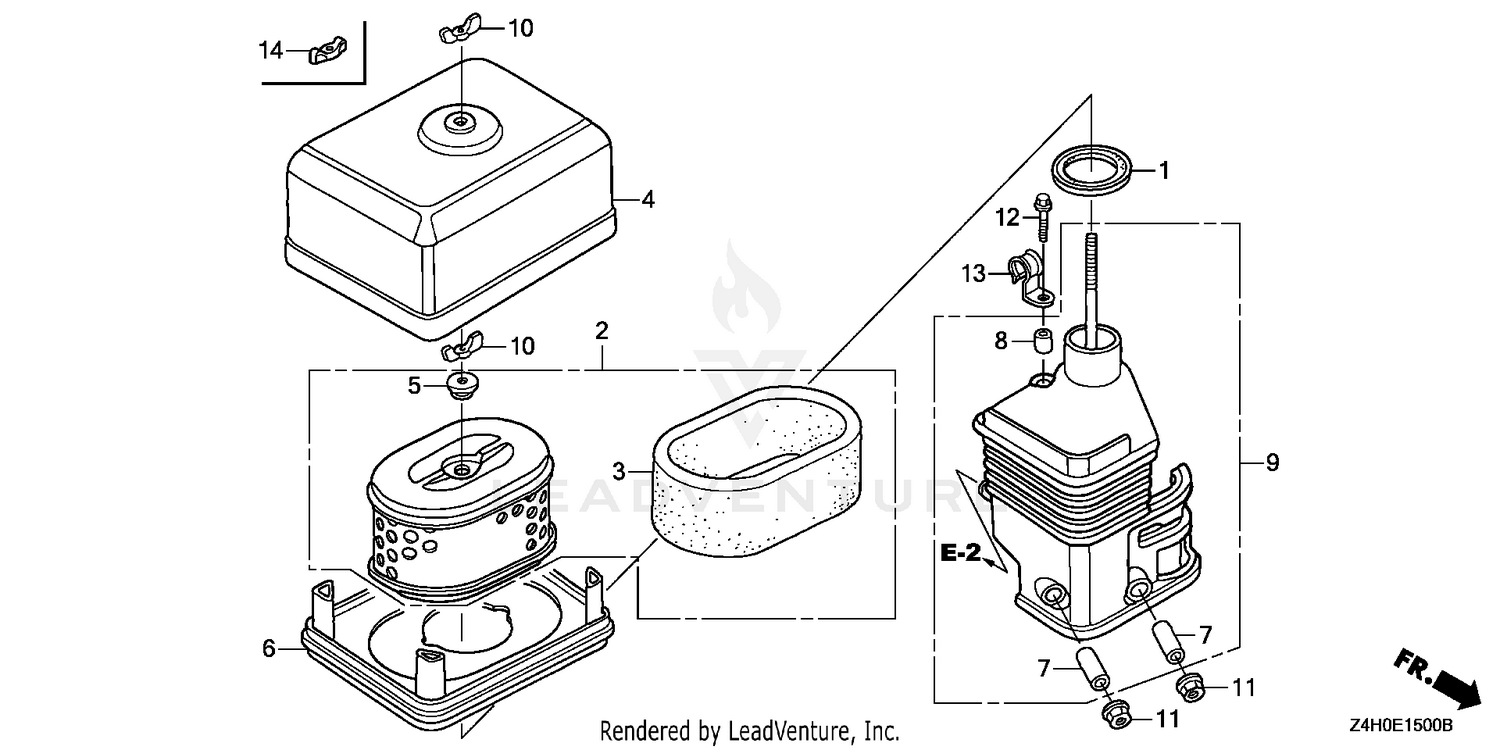 Honda GX120UT1 QX26 ENGINE, THA, VIN# GCAGT-1000001 Parts Diagrams