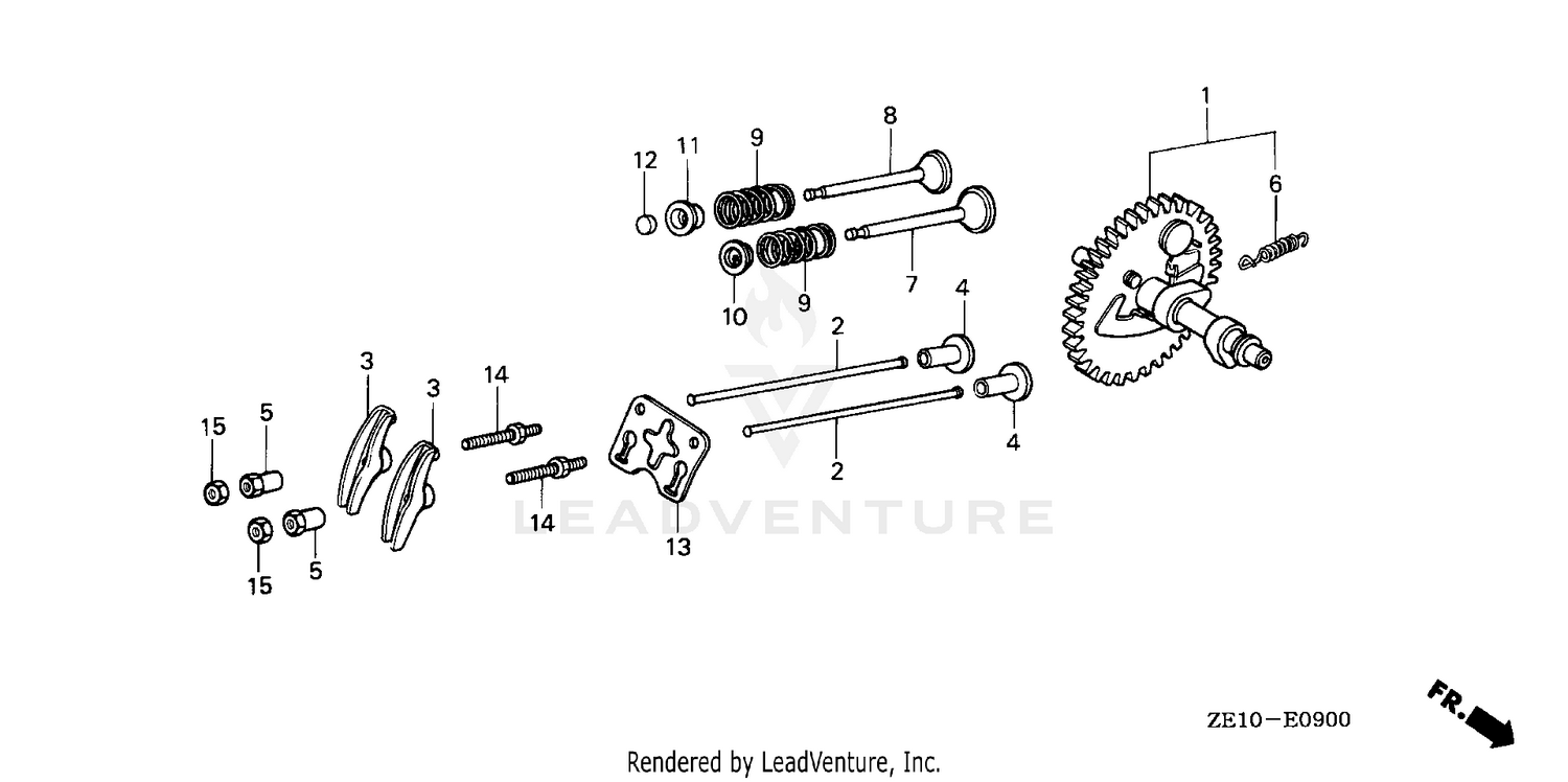 Honda GX140 QXF ENGINE, JPN, VIN# GX140-1000001 TO GX140-3263982
