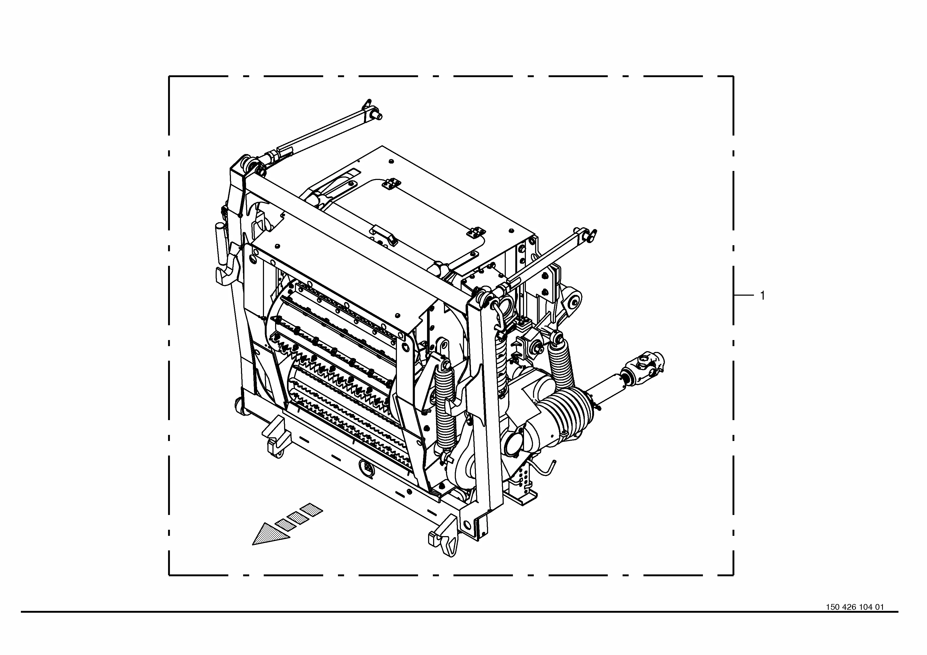 Krone BiG X 700 S/N 783000 - 794999 Parts Diagrams