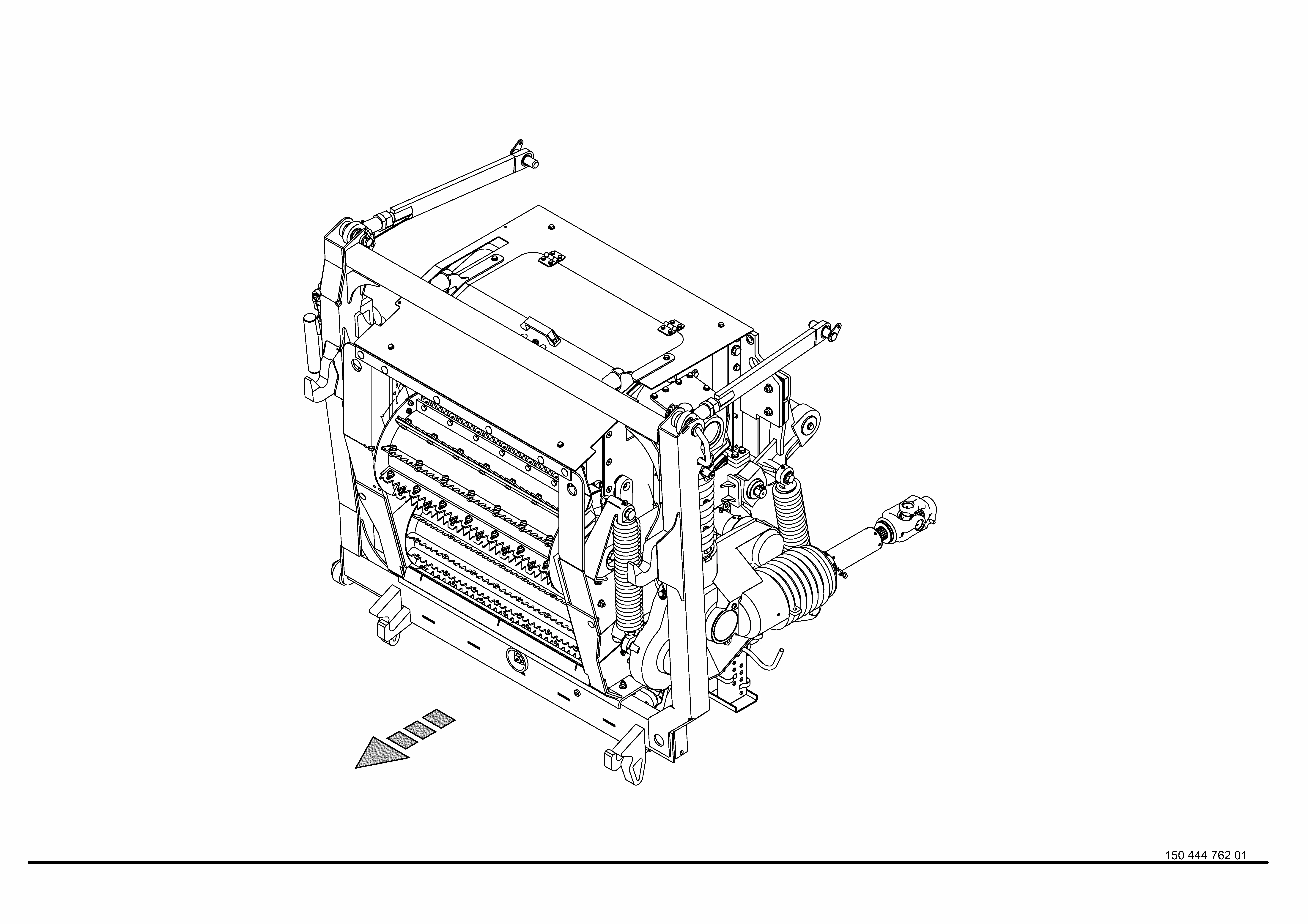 Krone BiG X 850-2 / 1100-2 S/N 905001 - 930000 Parts Diagrams