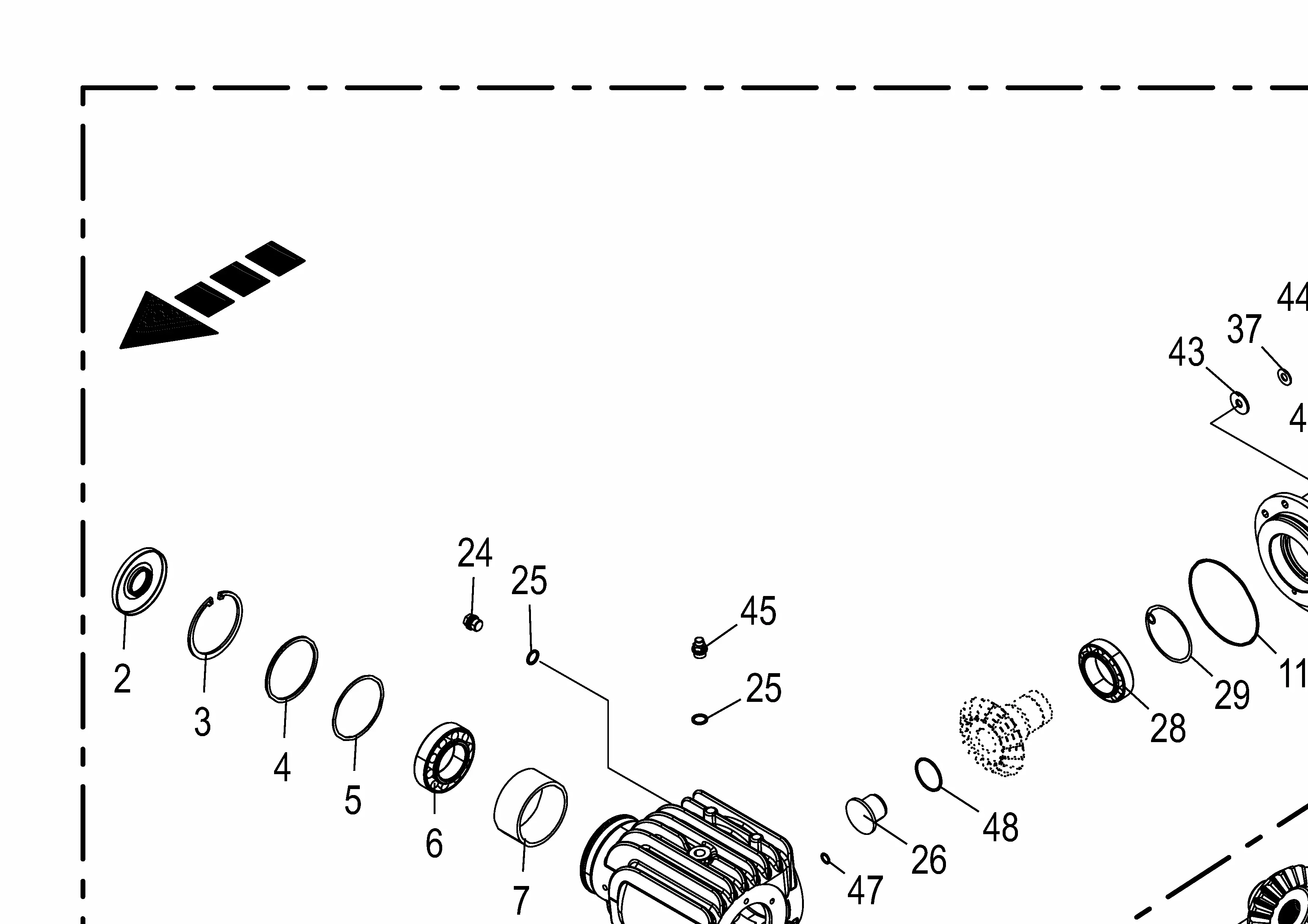 Krone X-Disc 620 S/N 931000 - Parts Diagrams