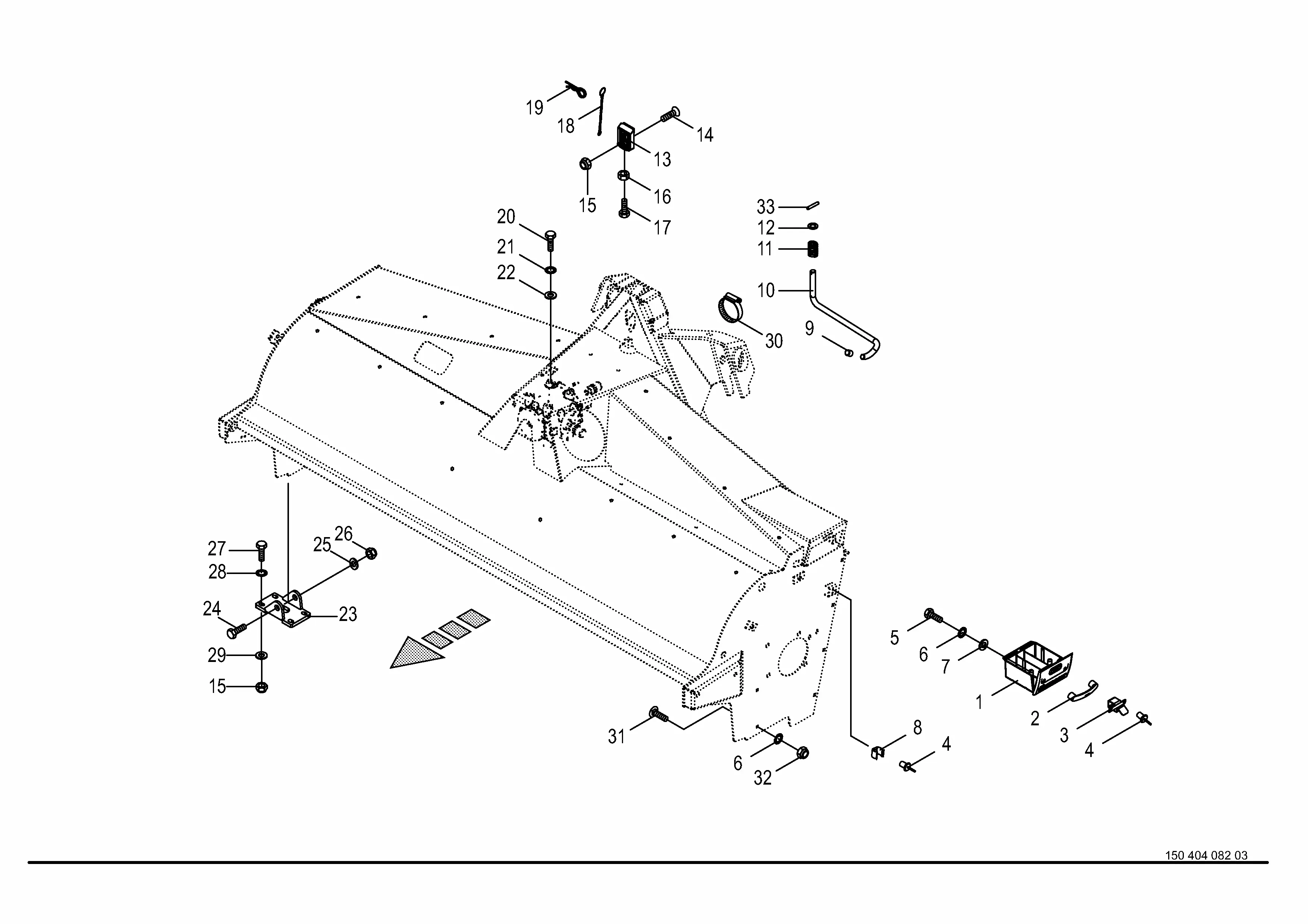 Krone EasyCut F 320 CR S/N 875000 - 893144 Parts Diagrams
