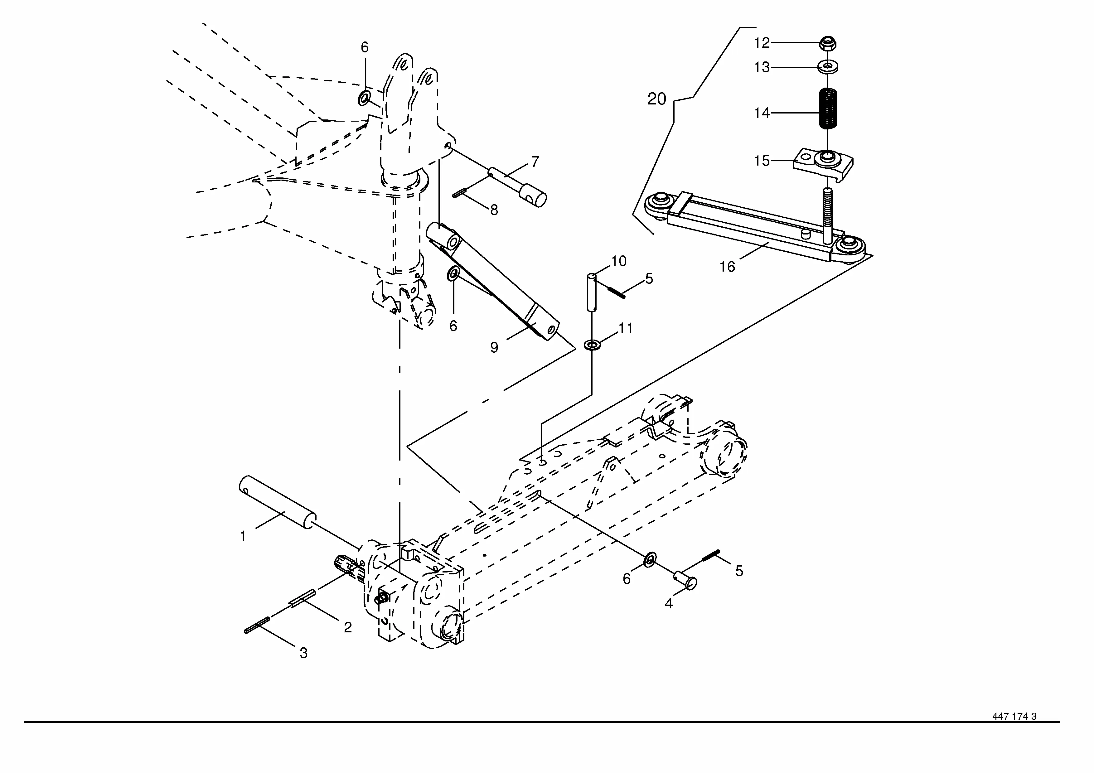 Krone AM 203 S / 243 S / 283 S / 323 S S/N 506000 - 700000 Parts
