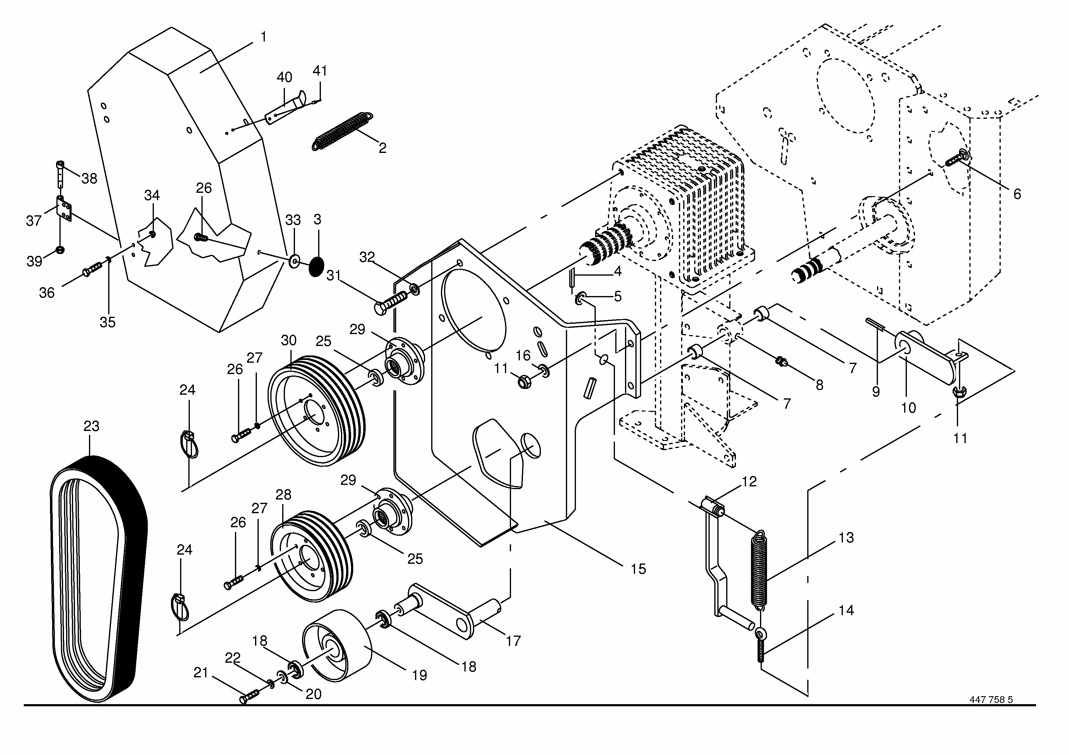 Krone AMT 283 CV / 283 CRI / 323 CV / 323 CRI S/N 486135 - 700000