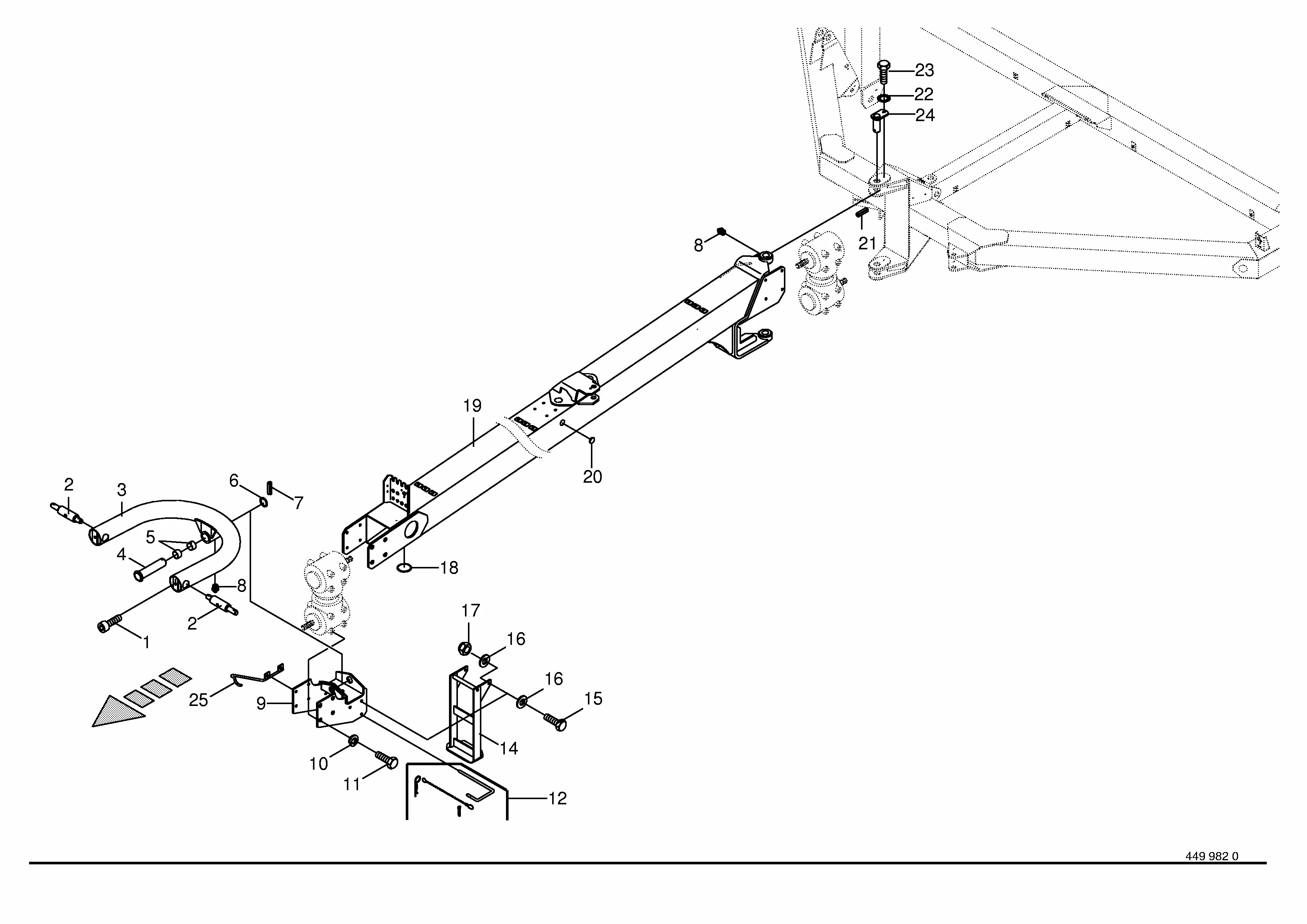 Krone EasyCut 4013 CV S/N 528400 - 544999 Parts Diagrams