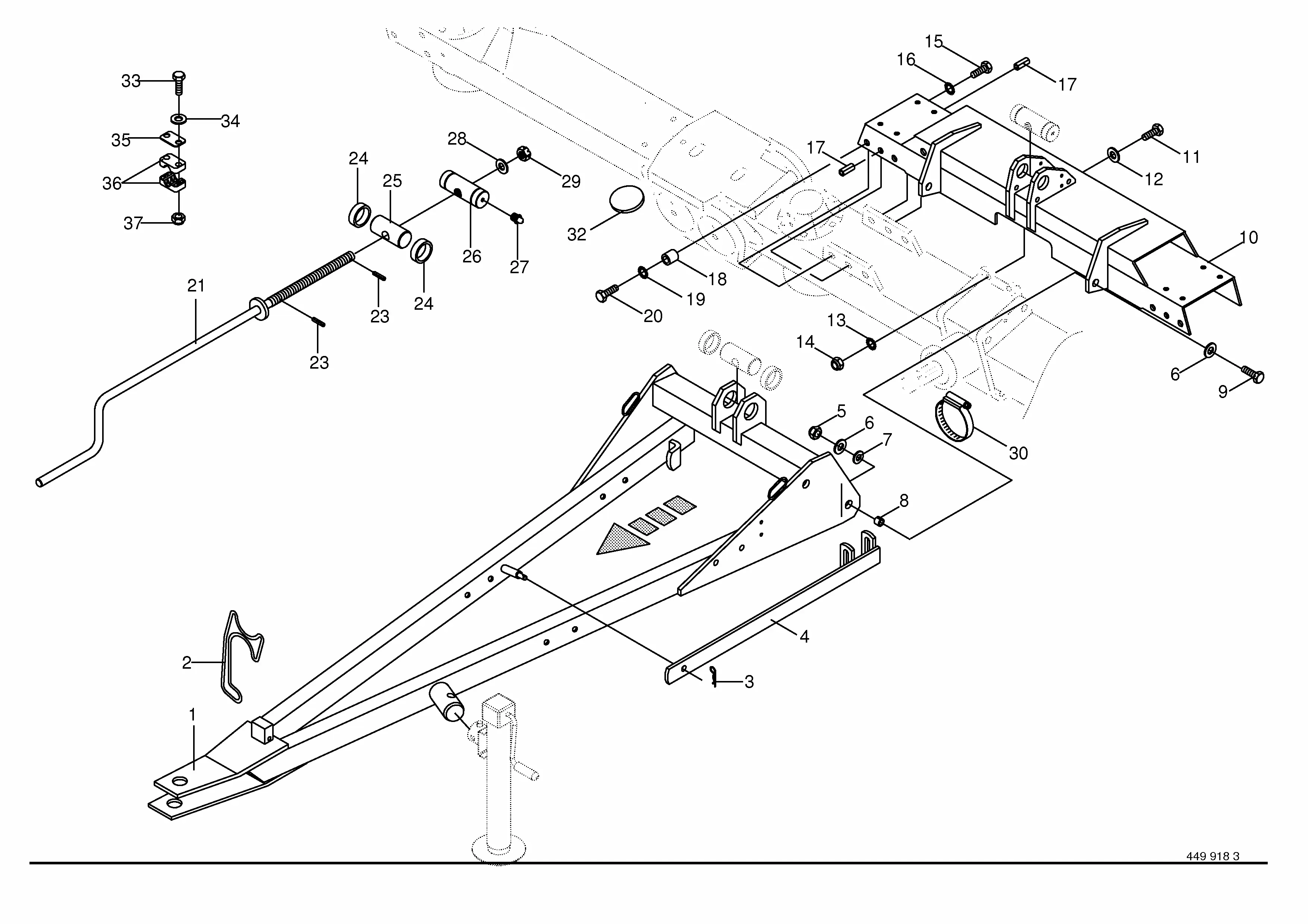 Krone KW 5.50/4X7T (S/N 523800 - 750000) (2002 - 2008) Parts Diagrams