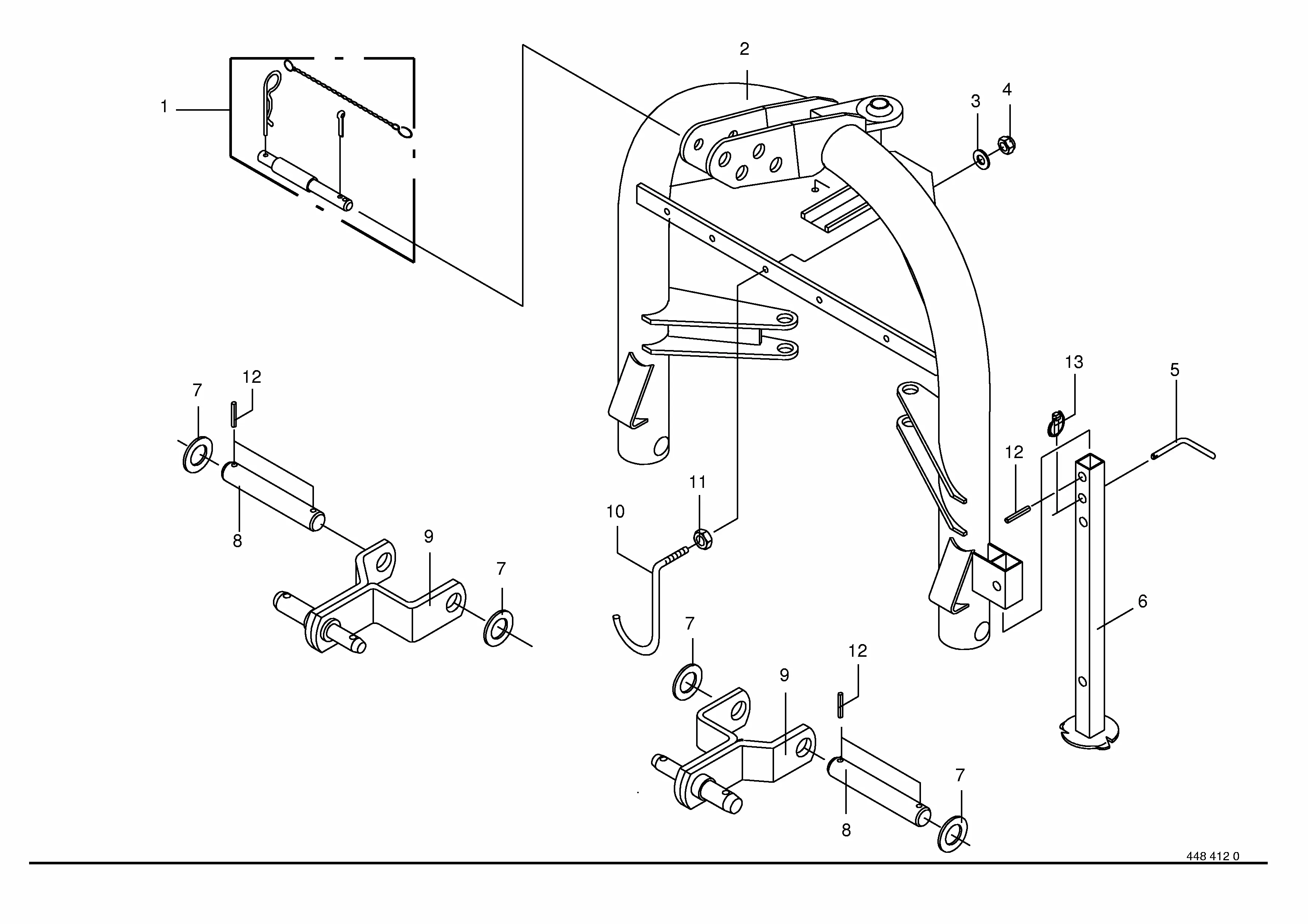 Pièces Détachées Pour Remorque KRONE SWADRO 421 / 461 - Occasion