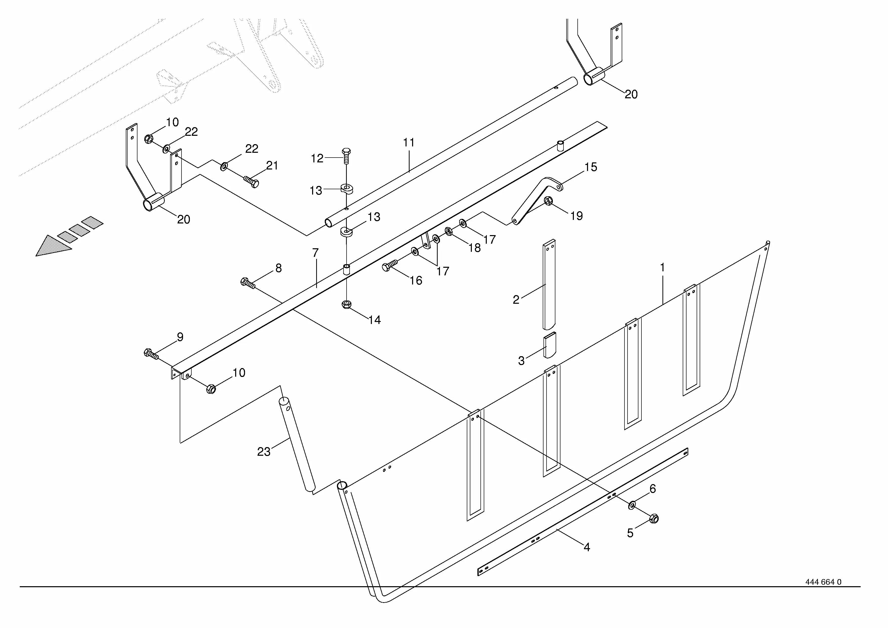 Drawer - ききろん Krone Swadro 700 / 800/20 / 800/26 / 900 S/N 562000 - 585000