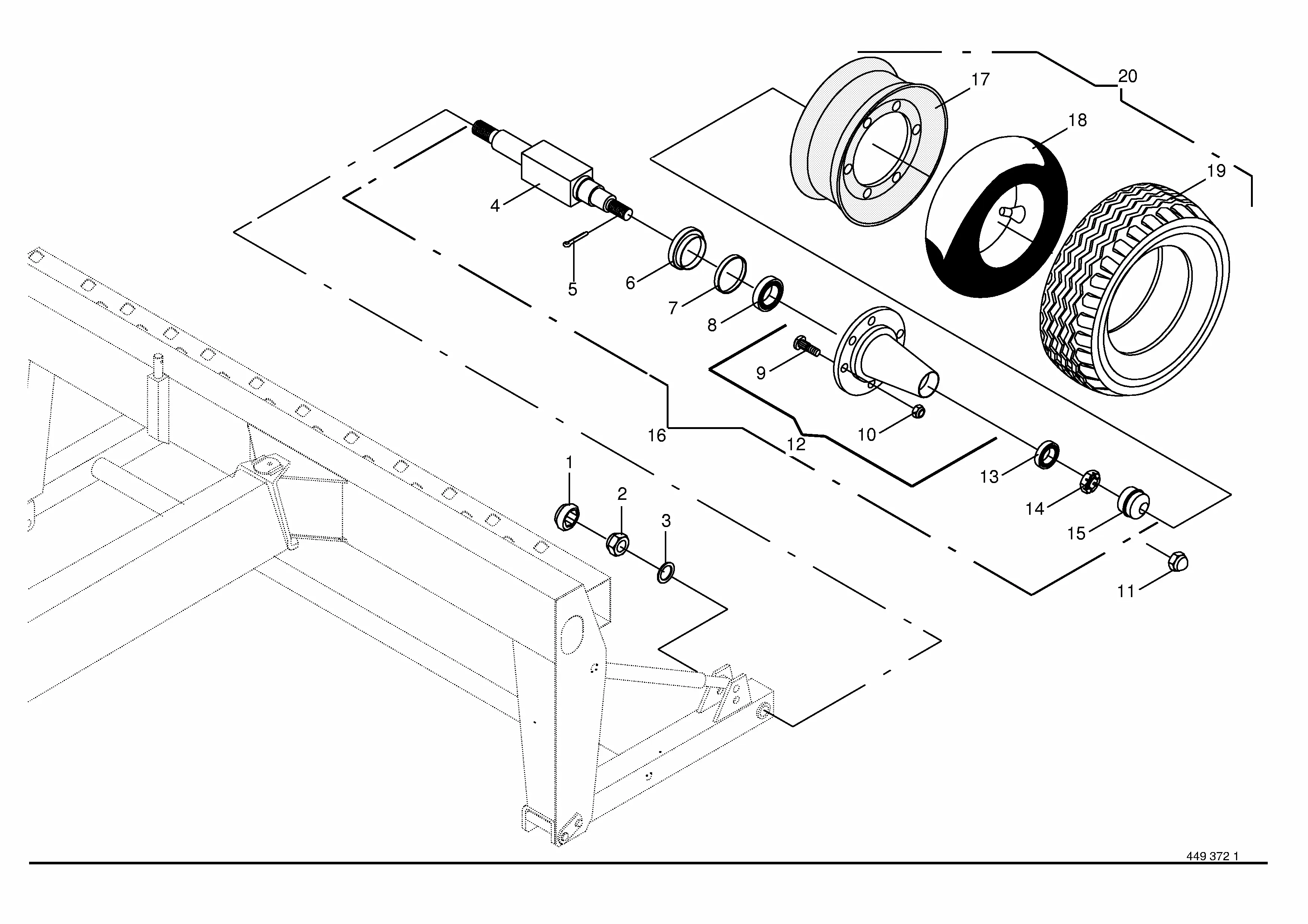 Krone Swadro 1201 S/N 465100 - 487999 Parts Diagrams