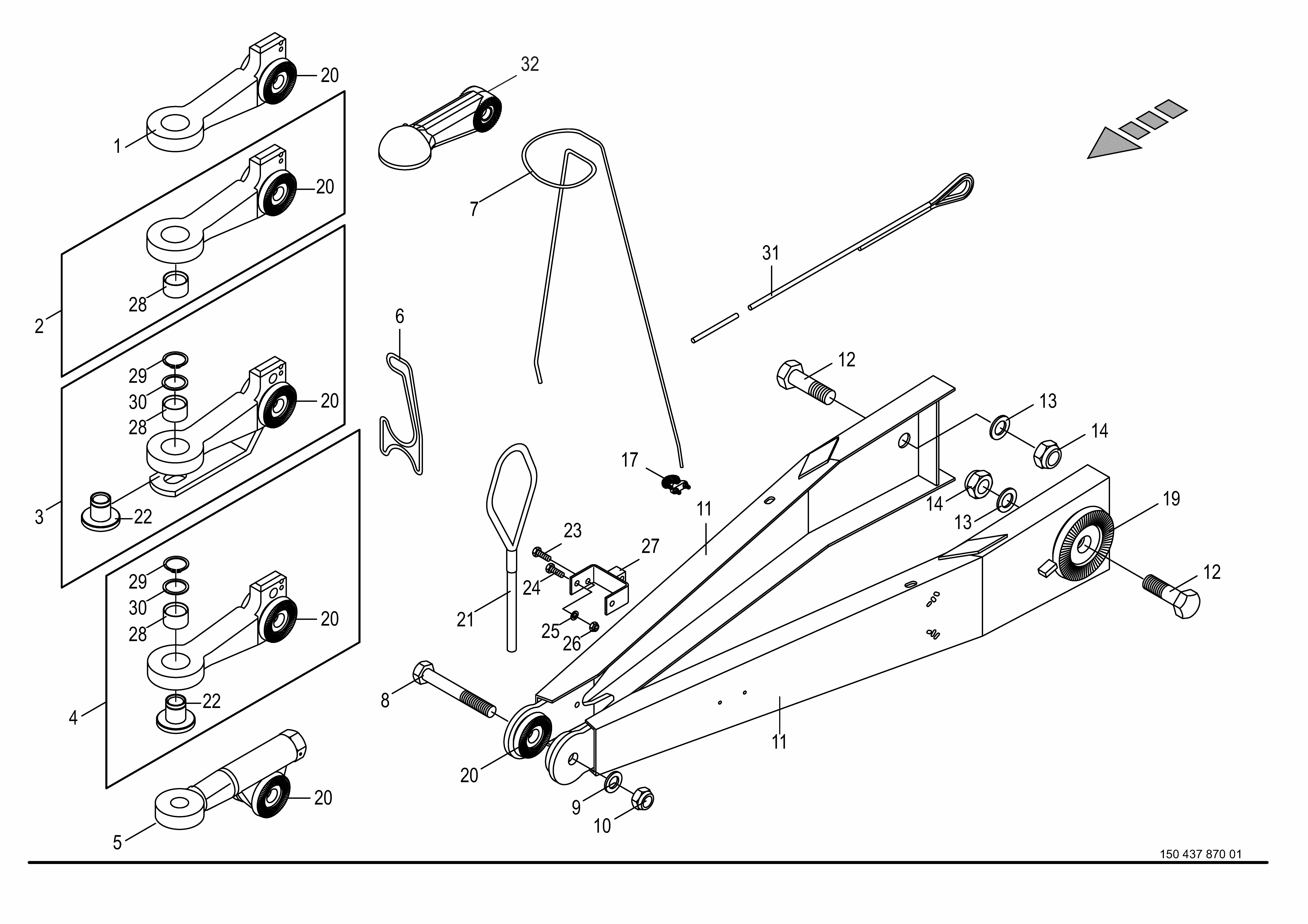 Krone Round-Pack 1250/1550 S/N 706401 - 906000 Parts Diagrams