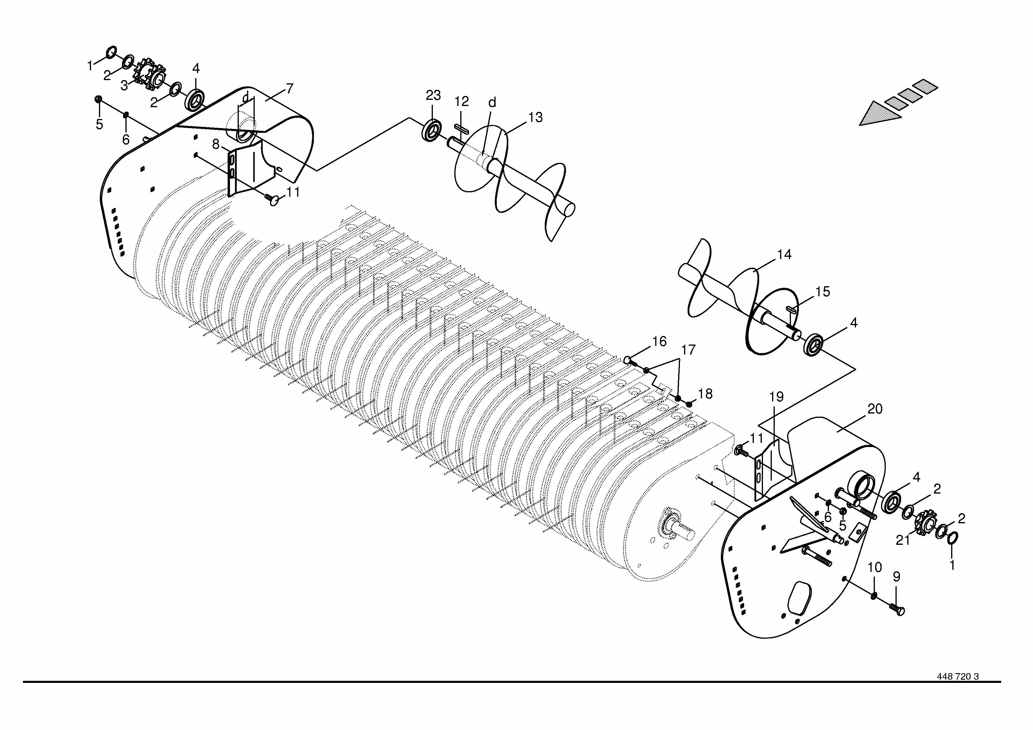 Krone Round-Pack 1250/1550 S/N 706401 - 906000 Parts Diagrams