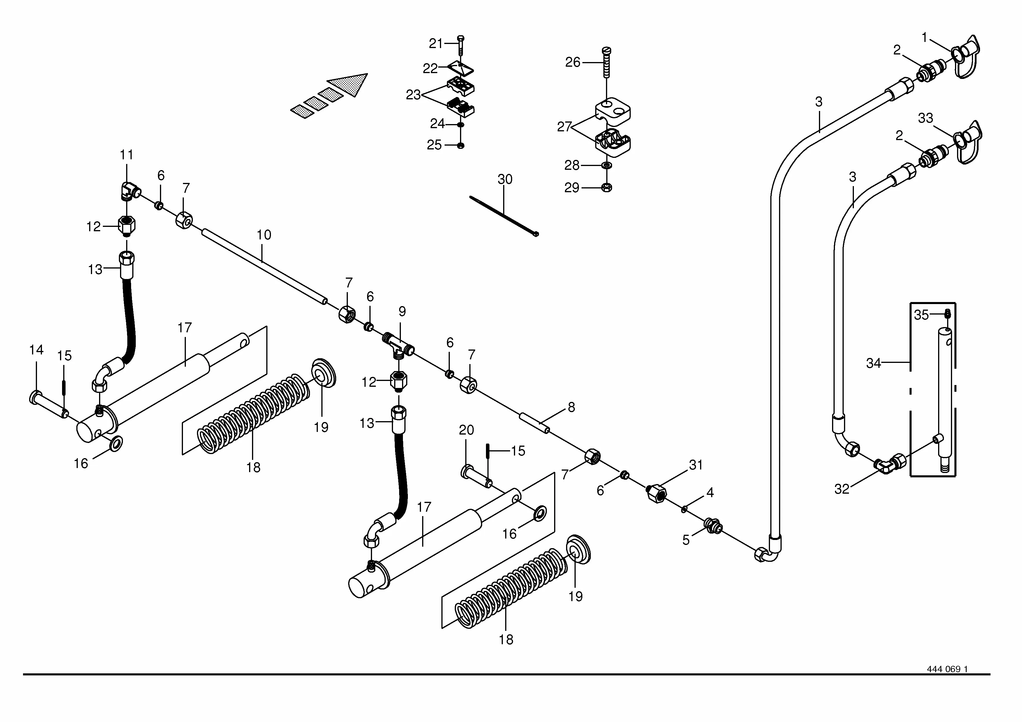 Krone Round-Pack 1250/1550 S/N 706401 - 906000 Parts Diagrams