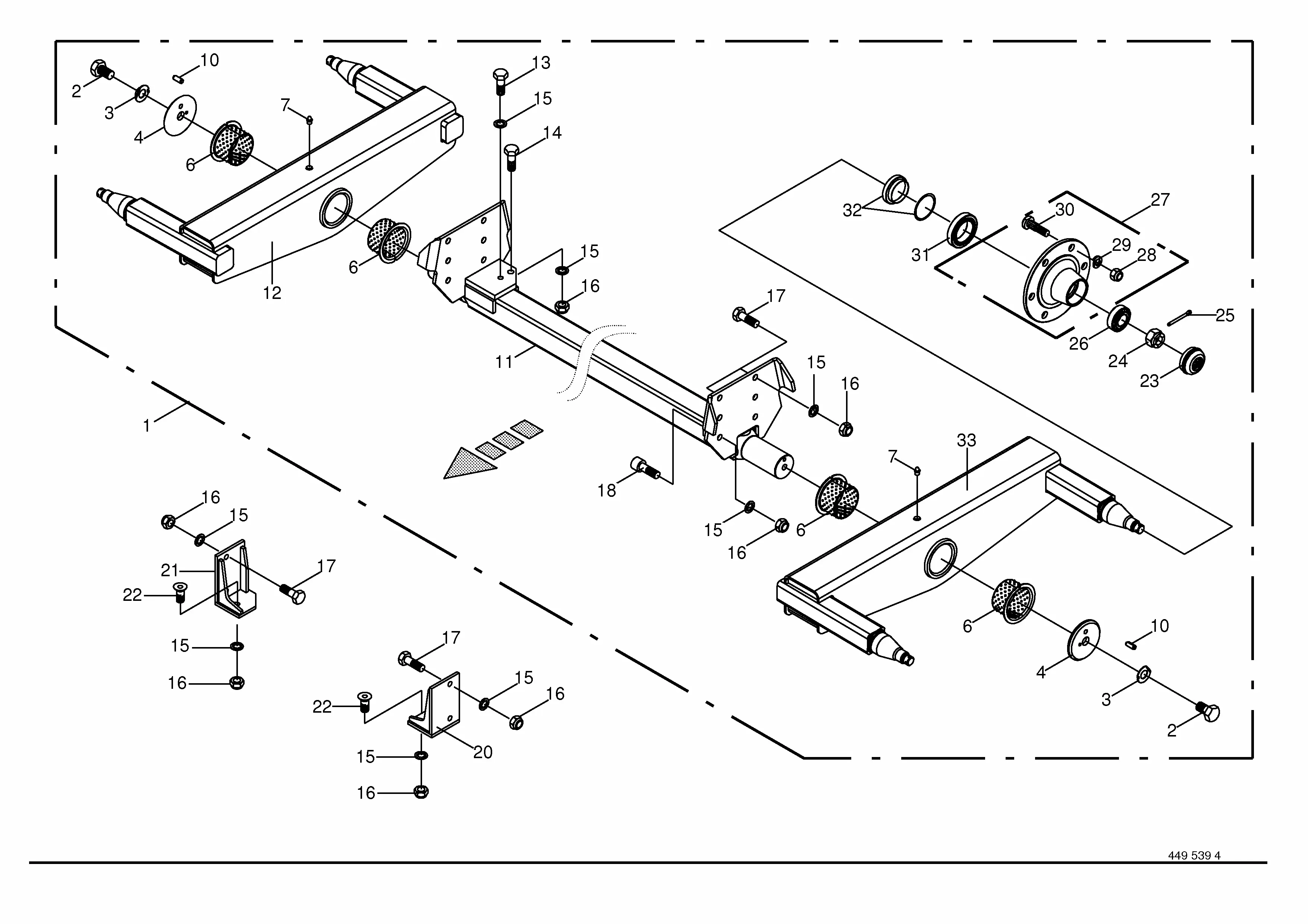Krone Round-Pack 1250/1550 S/N 706401 - 906000 Parts Diagrams