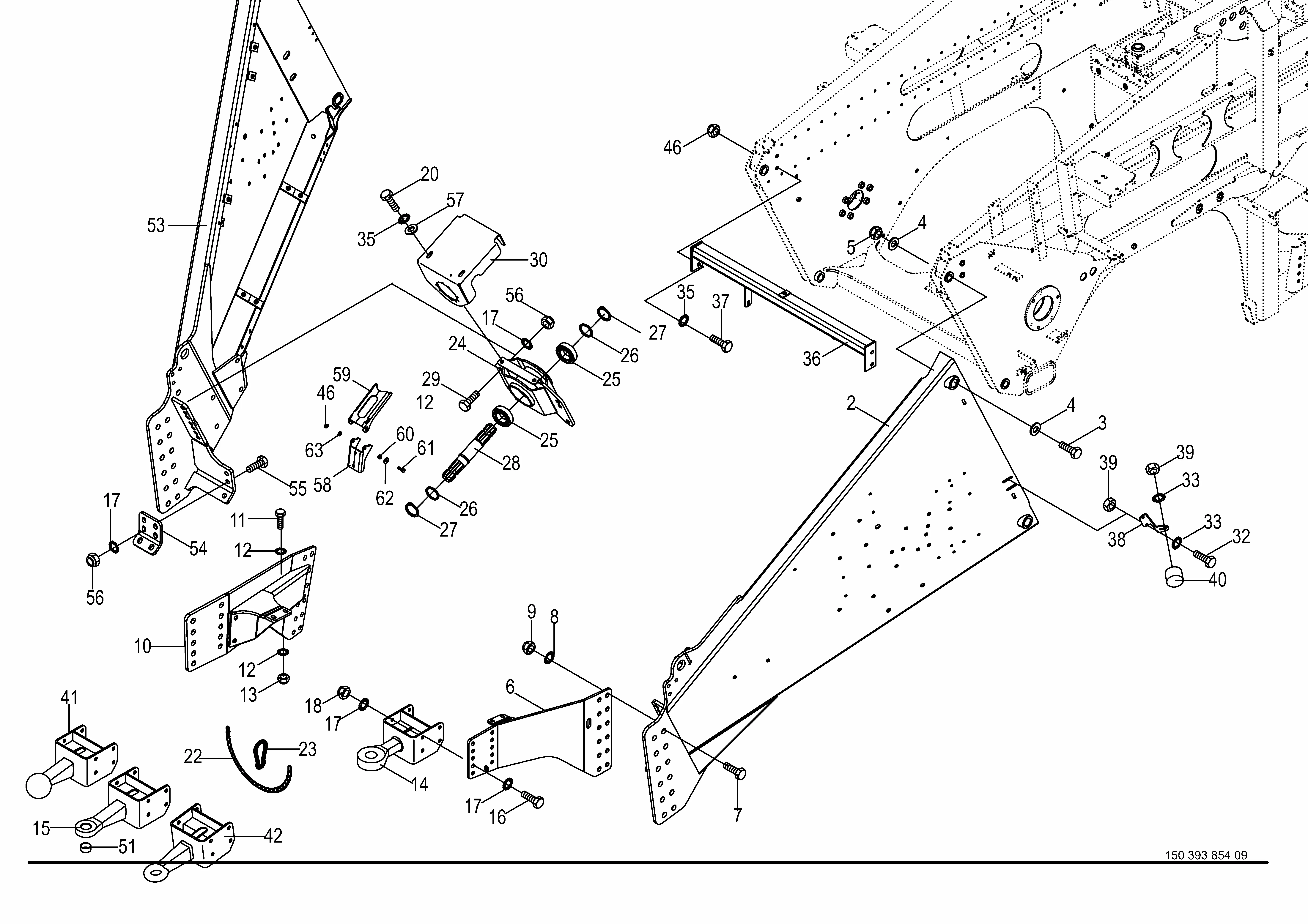 Krone BiG Pack 1290 HDP HS S/N 907001 - 930000 Parts Diagrams