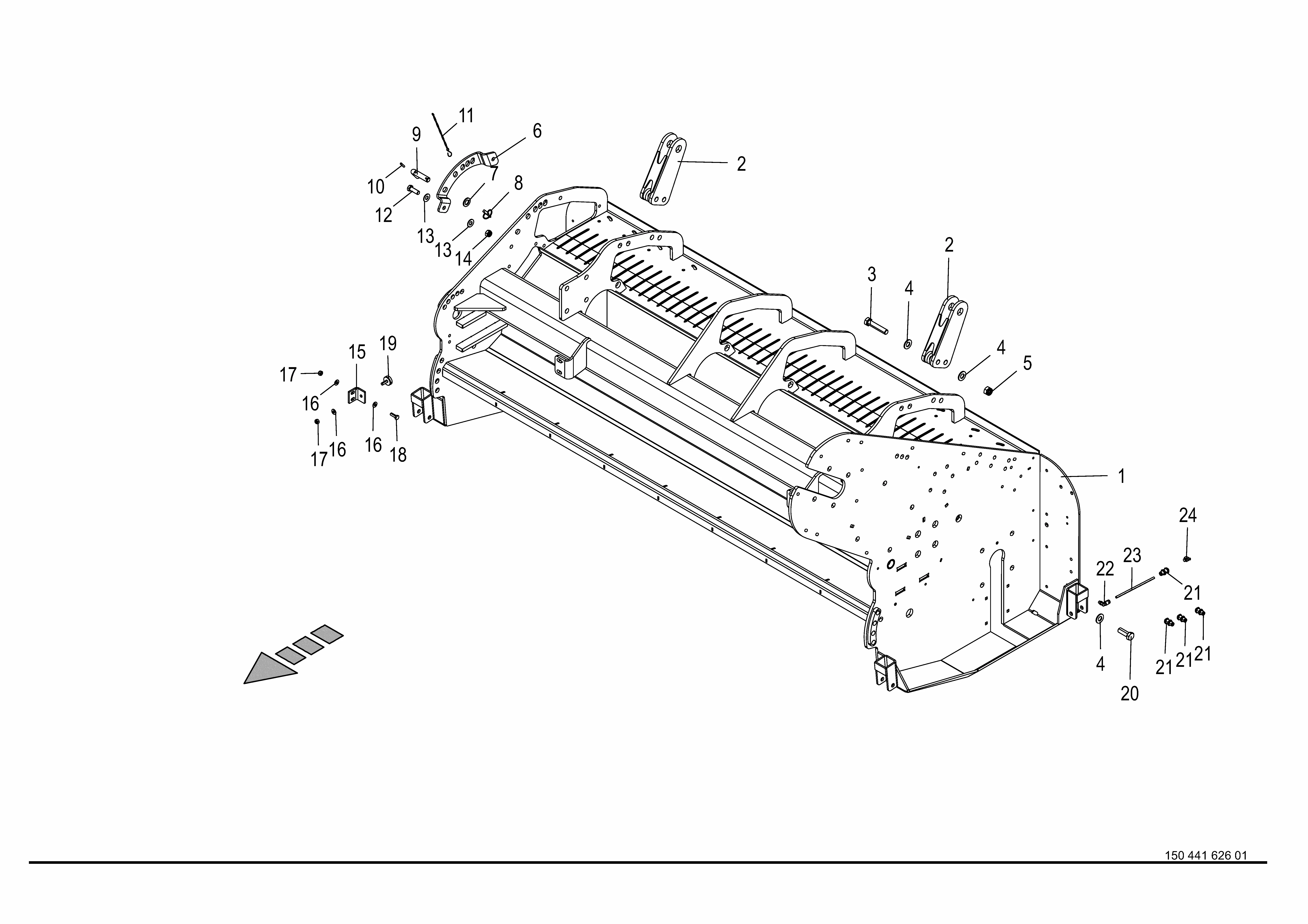 Krone Pre Chop S/N 893000 - 930000 Parts Diagrams