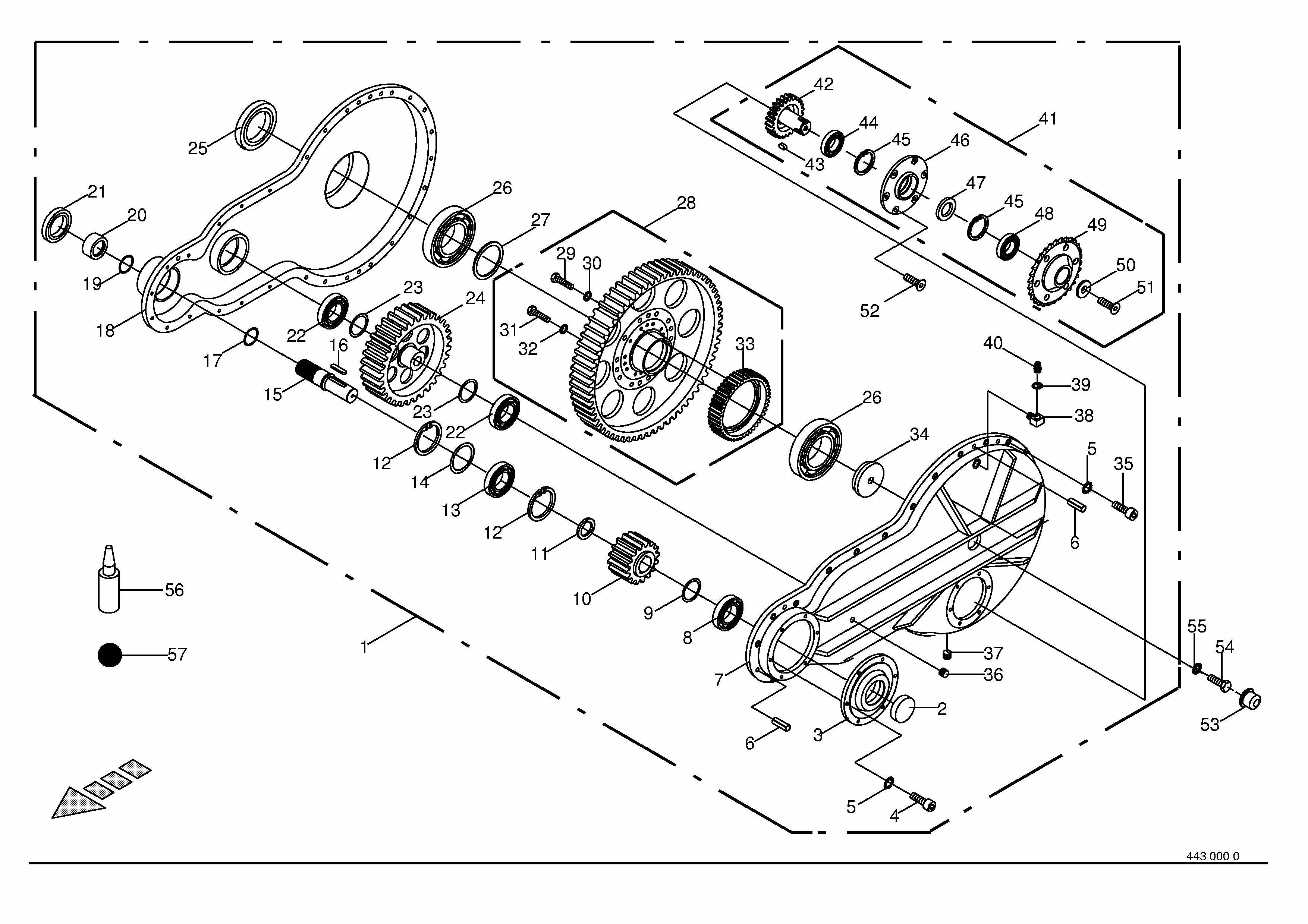Krone ZX 40-GL / ZX 45-GL / ZX 40-GD / ZX 45-D S/N 592800 - 708800