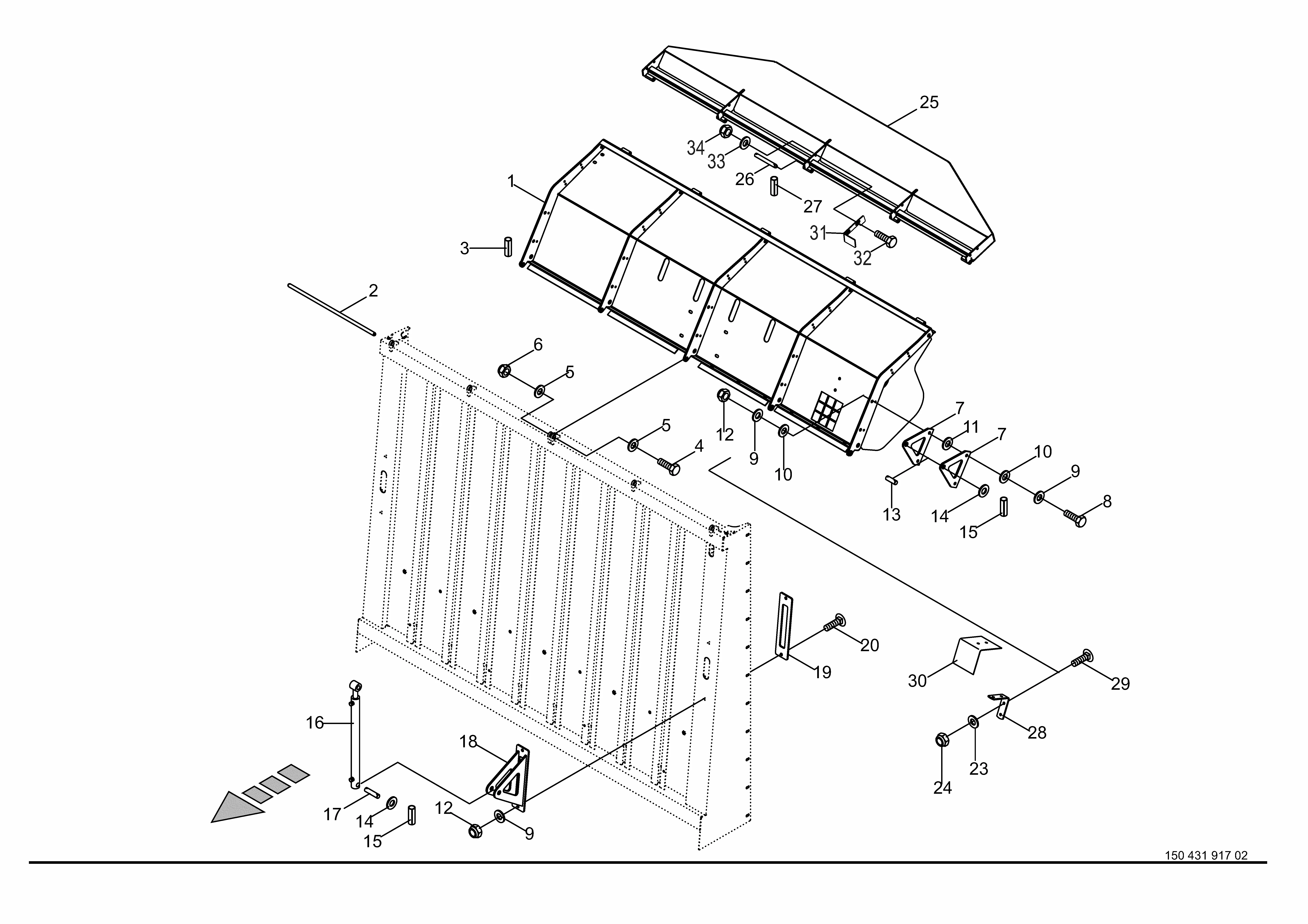 Krone ZX 400-GL -1 / ZX 450-GL -1 / ZX 550-GL -1 S/N 911001