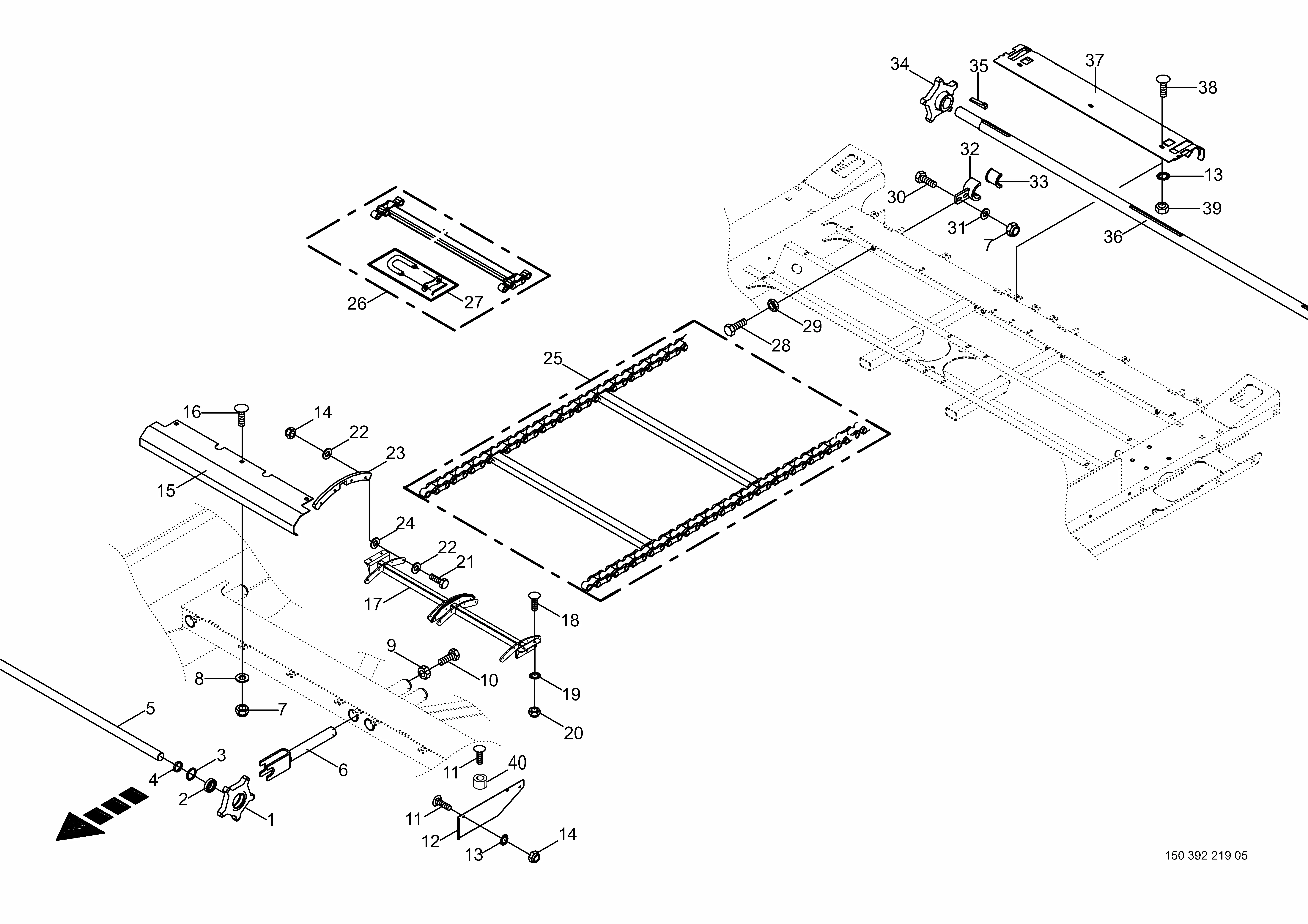 Krone ZX 400-GL -1 / ZX 450-GL -1 / ZX 550-GL -1 S/N 930001