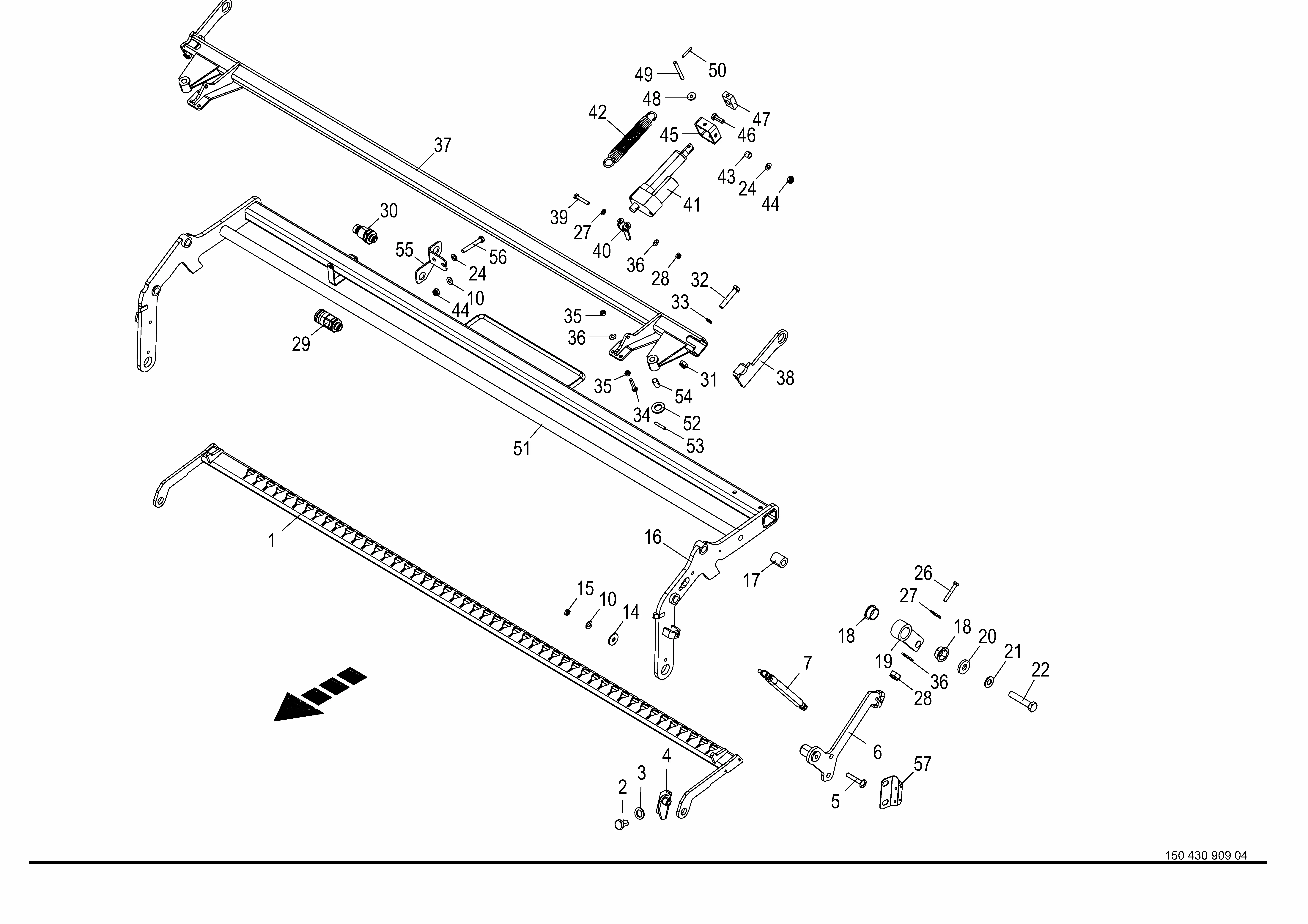 Krone ZX 400-GL -1 / ZX 450-GL -1 / ZX 550-GL -1 S/N 930001