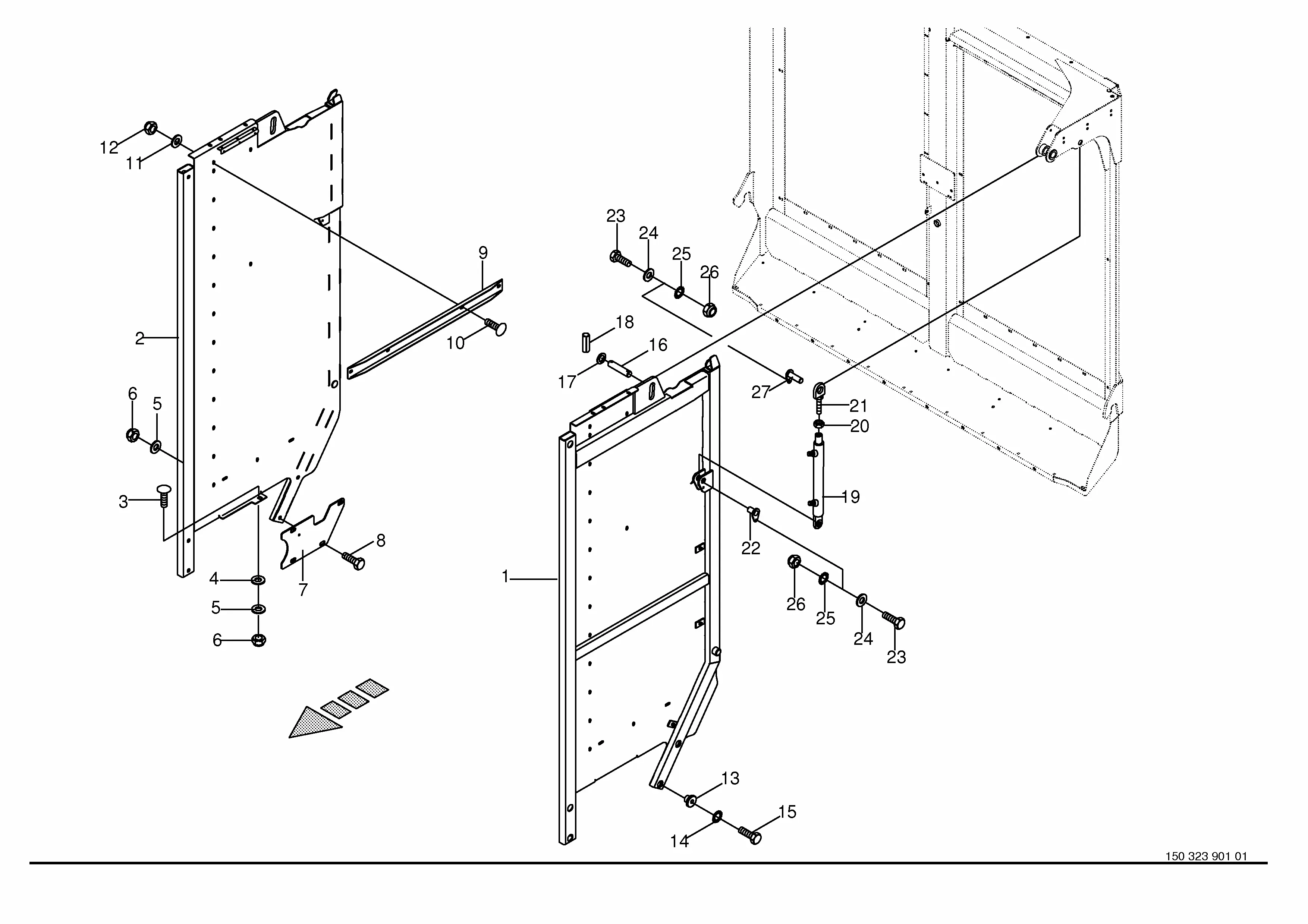 Krone ZX 400-GL -1 / ZX 450-GL -1 / ZX 550-GL -1 S/N 930001