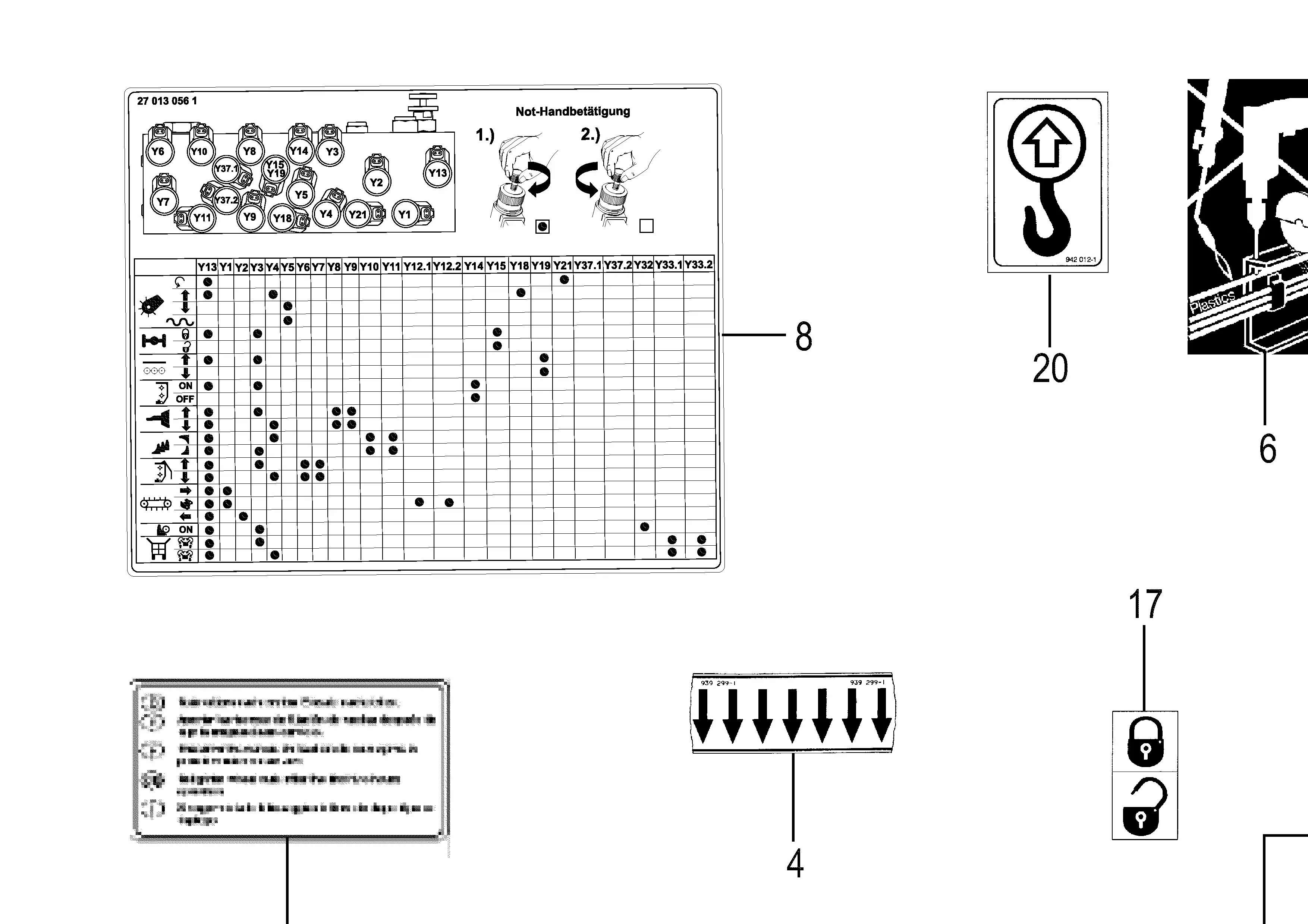 Krone ZX 470-GD / ZX 560-GD S/N 871906 - 898894 Parts Diagrams