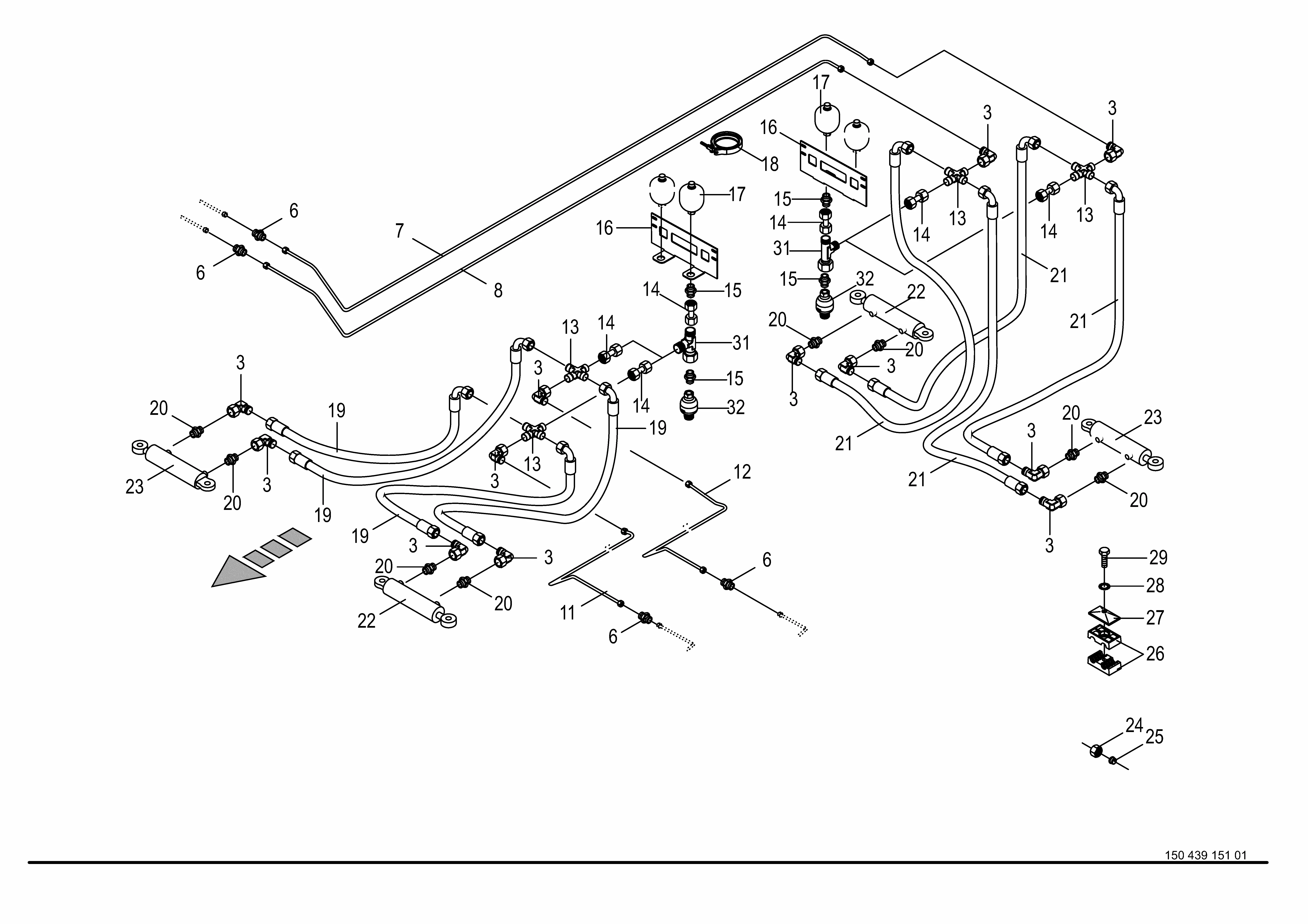 Krone ZX 470-GL / ZX 560-GL S/N 898417 - 898738 Parts Diagrams