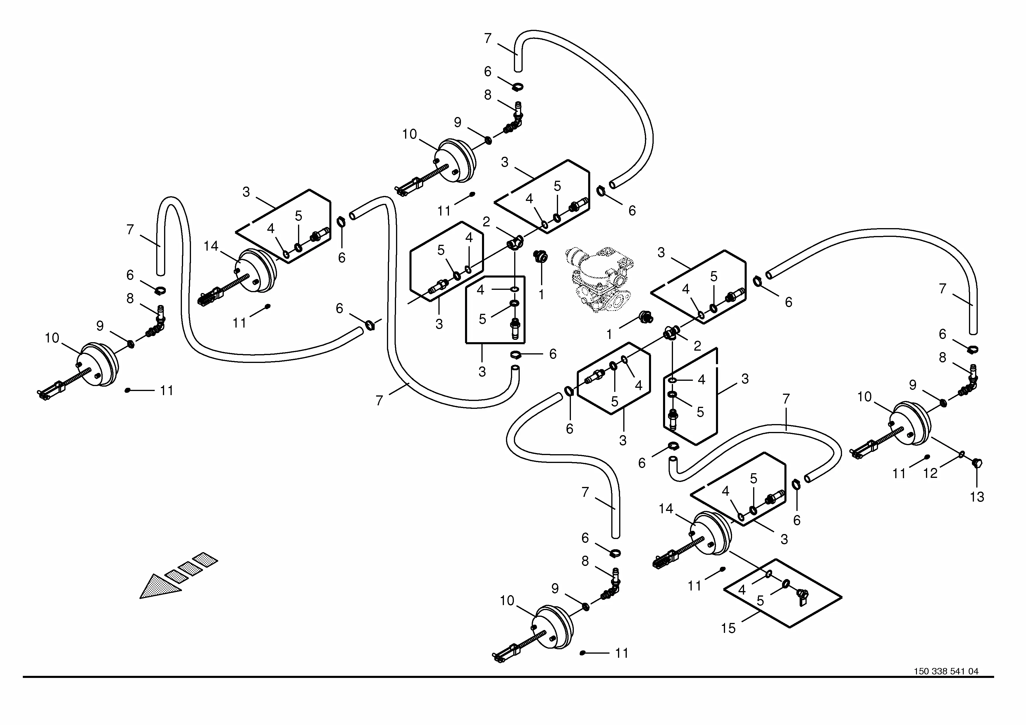 Krone ZX 470-GL / ZX 560-GL S/N 898417 - 898738 Parts Diagrams