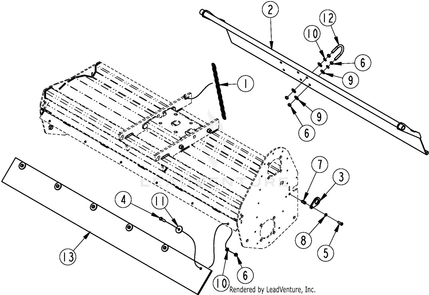 Land Pride RTR1274 S/N 884765+ Parts Diagrams