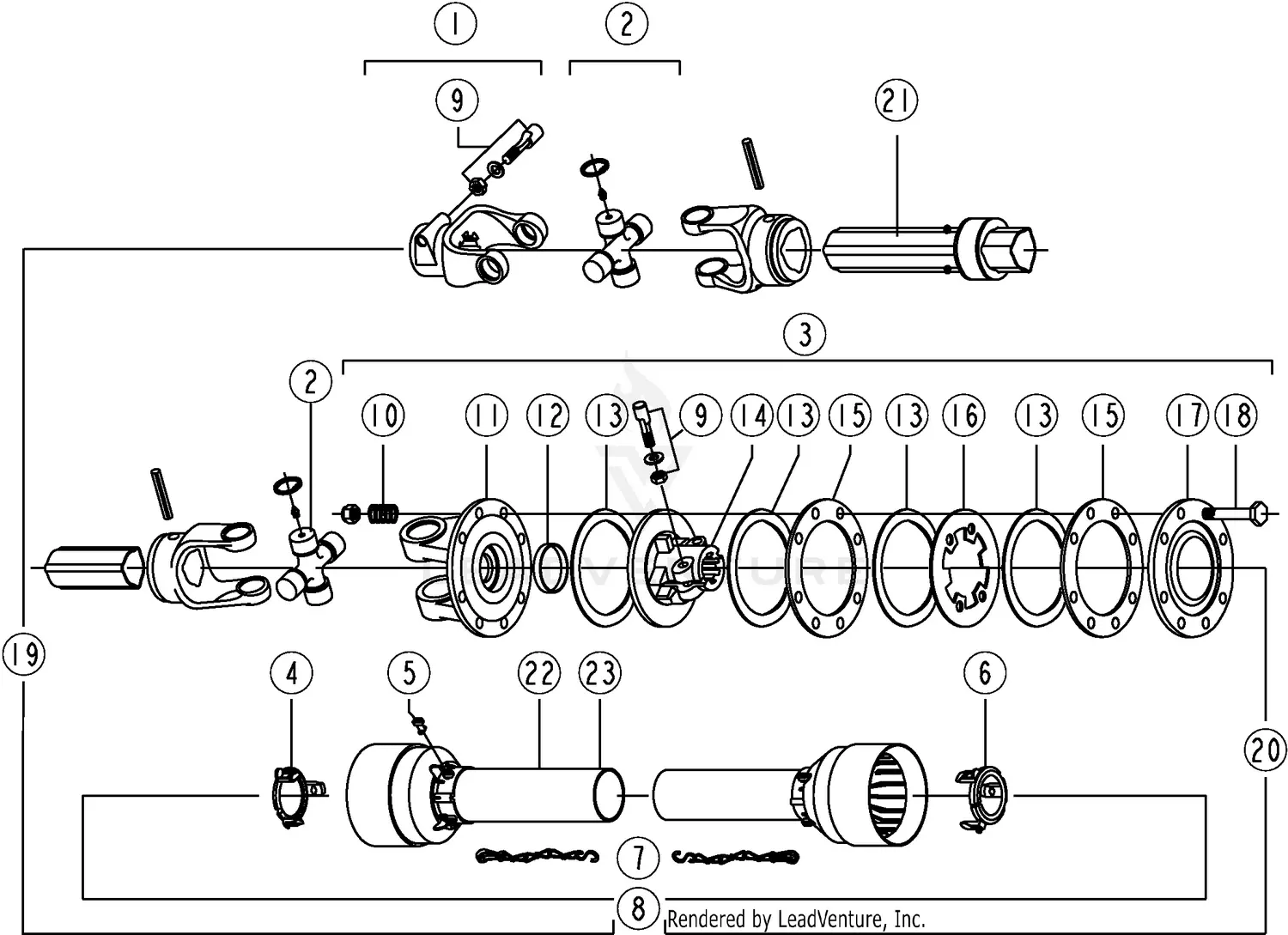 Land Pride RC4015 SERIES 2 S/N 944961+ Parts Diagrams