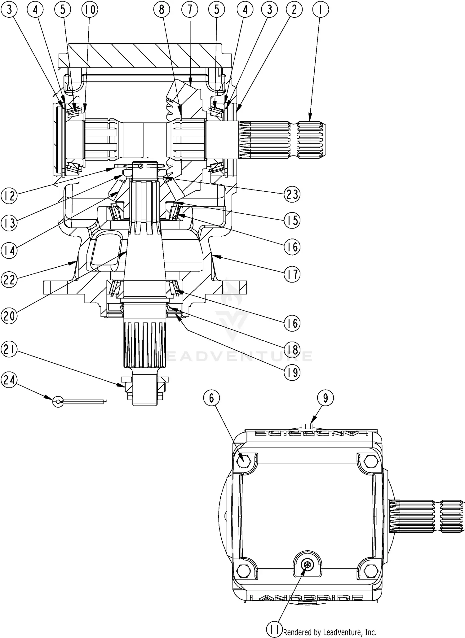 吏奏ページ Land Pride RC3712 Parts Diagrams