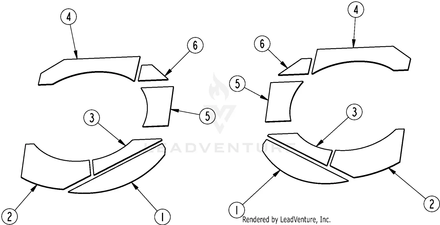 Land Pride RC3712 Parts Diagrams