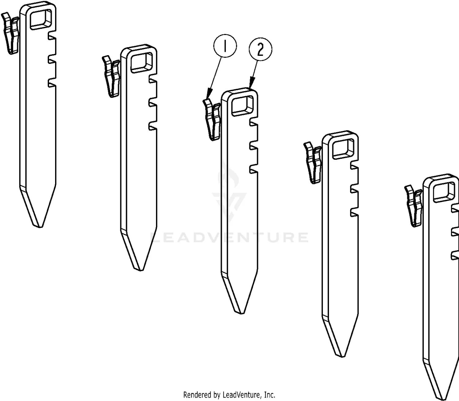 Land Pride SRT62 Parts Diagrams
