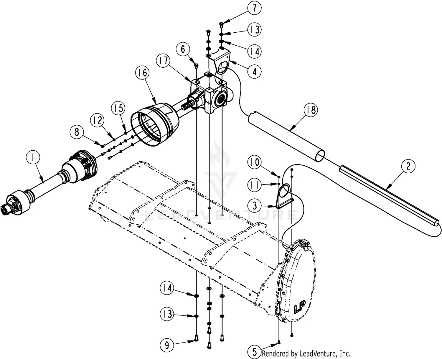 Land Pride RGR1266 Parts Diagrams