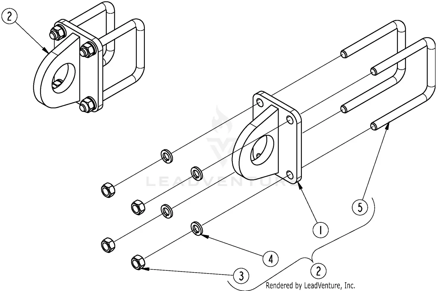 Land Pride RCM5715 Parts Diagrams